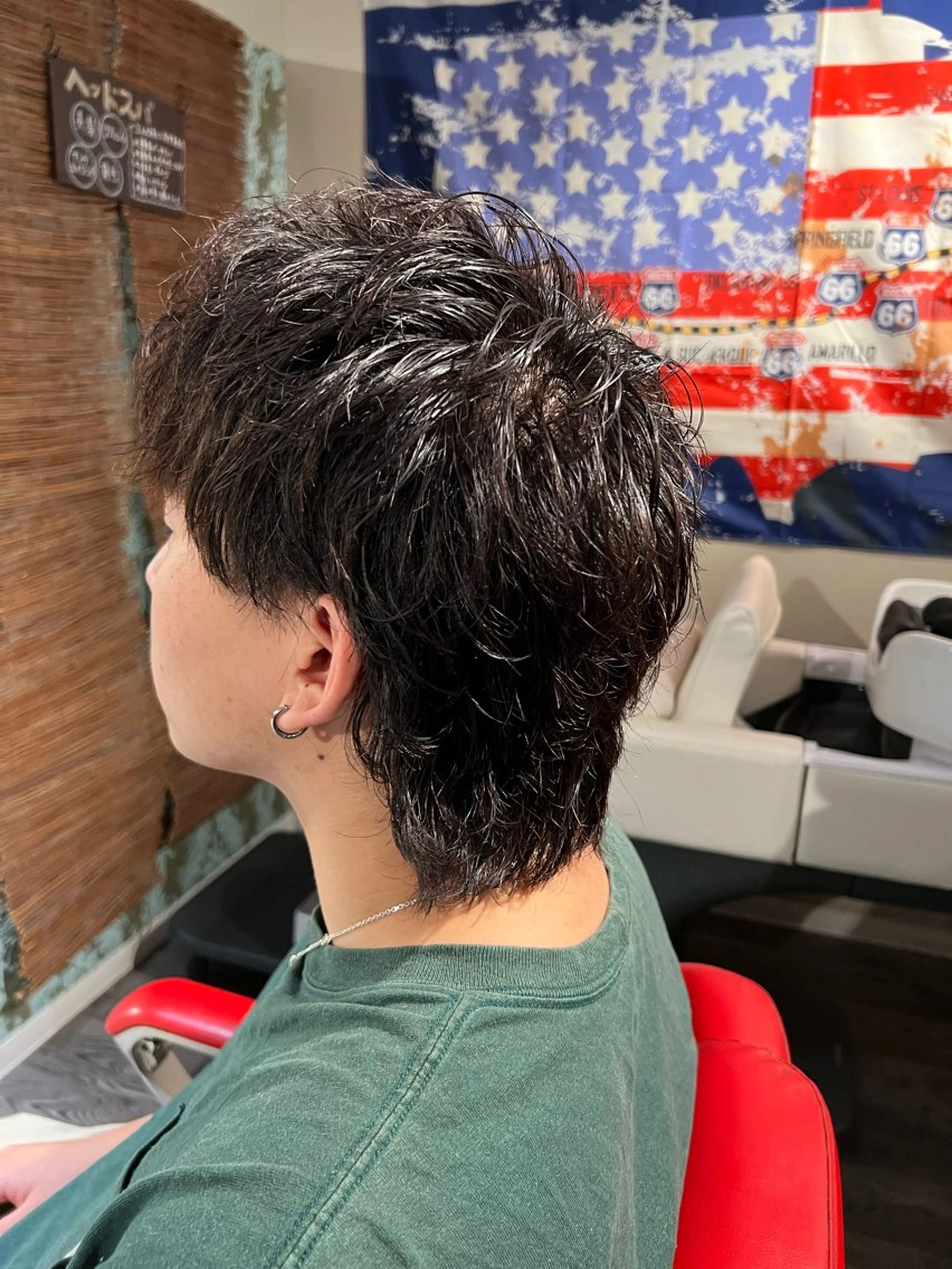 ミディアム 江口 沙良のヘアスタイル