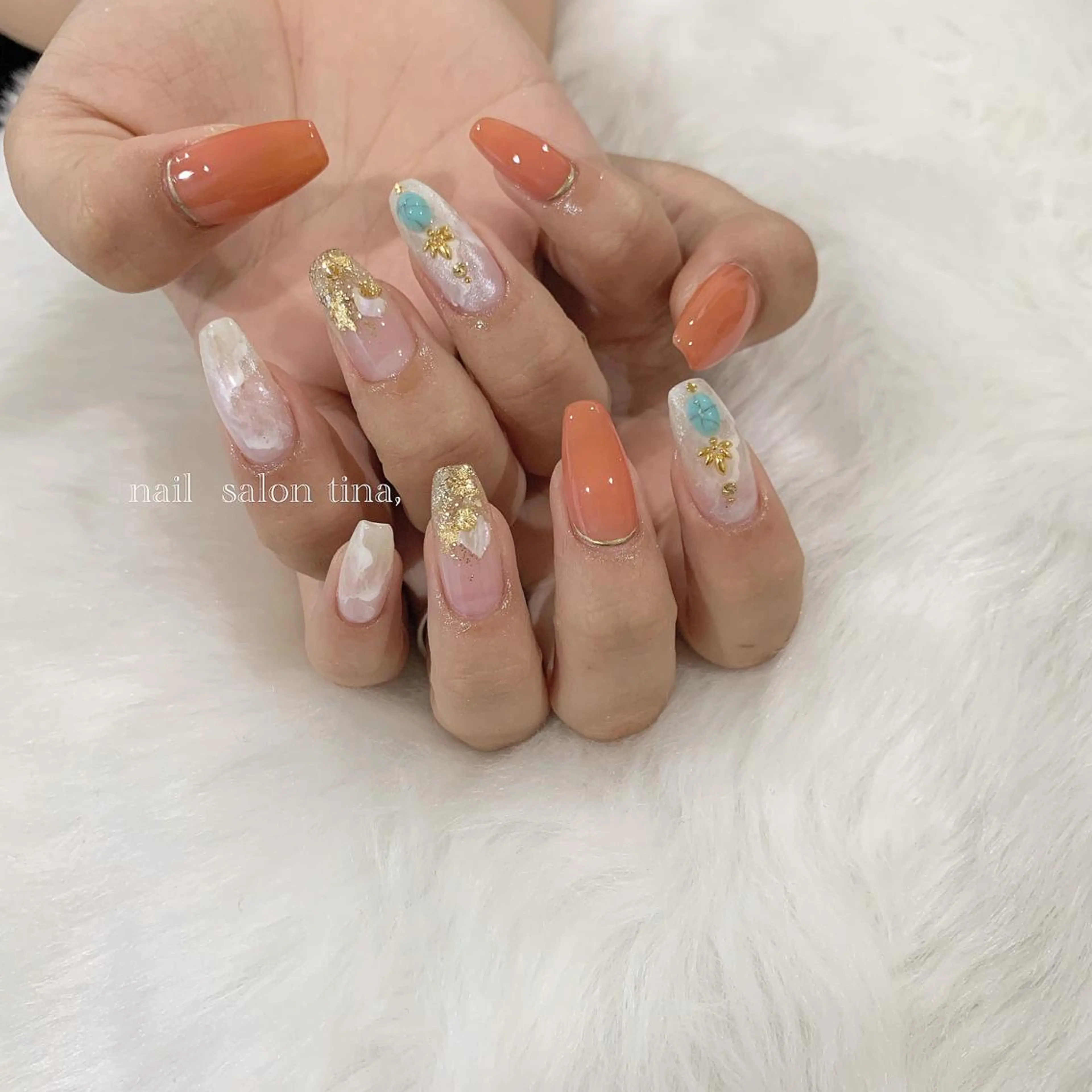 ネイル nail salon tina.所属・中山 はづきのネイルデザイン