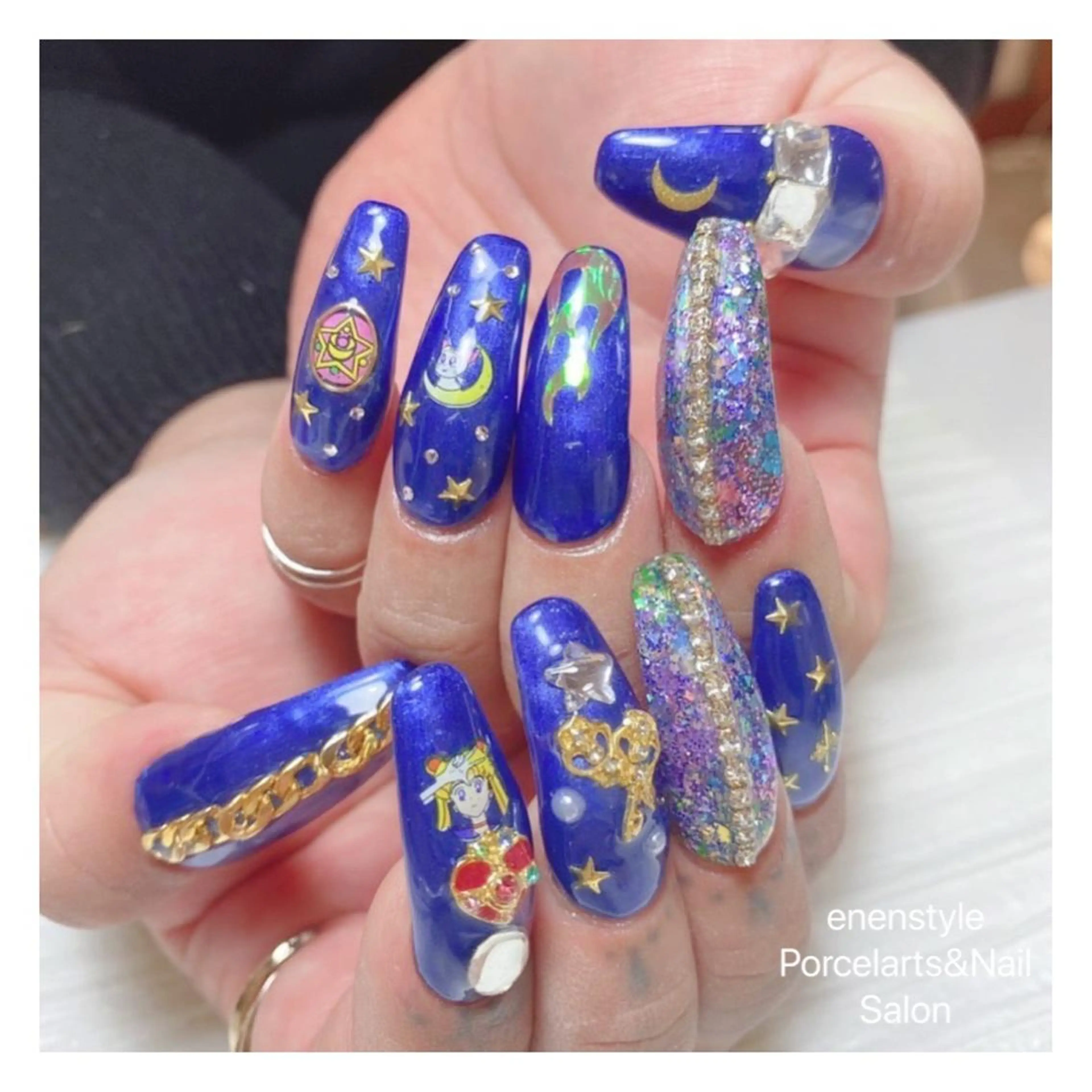 ロング ネイル 👑enen style👑のネイルデザイン