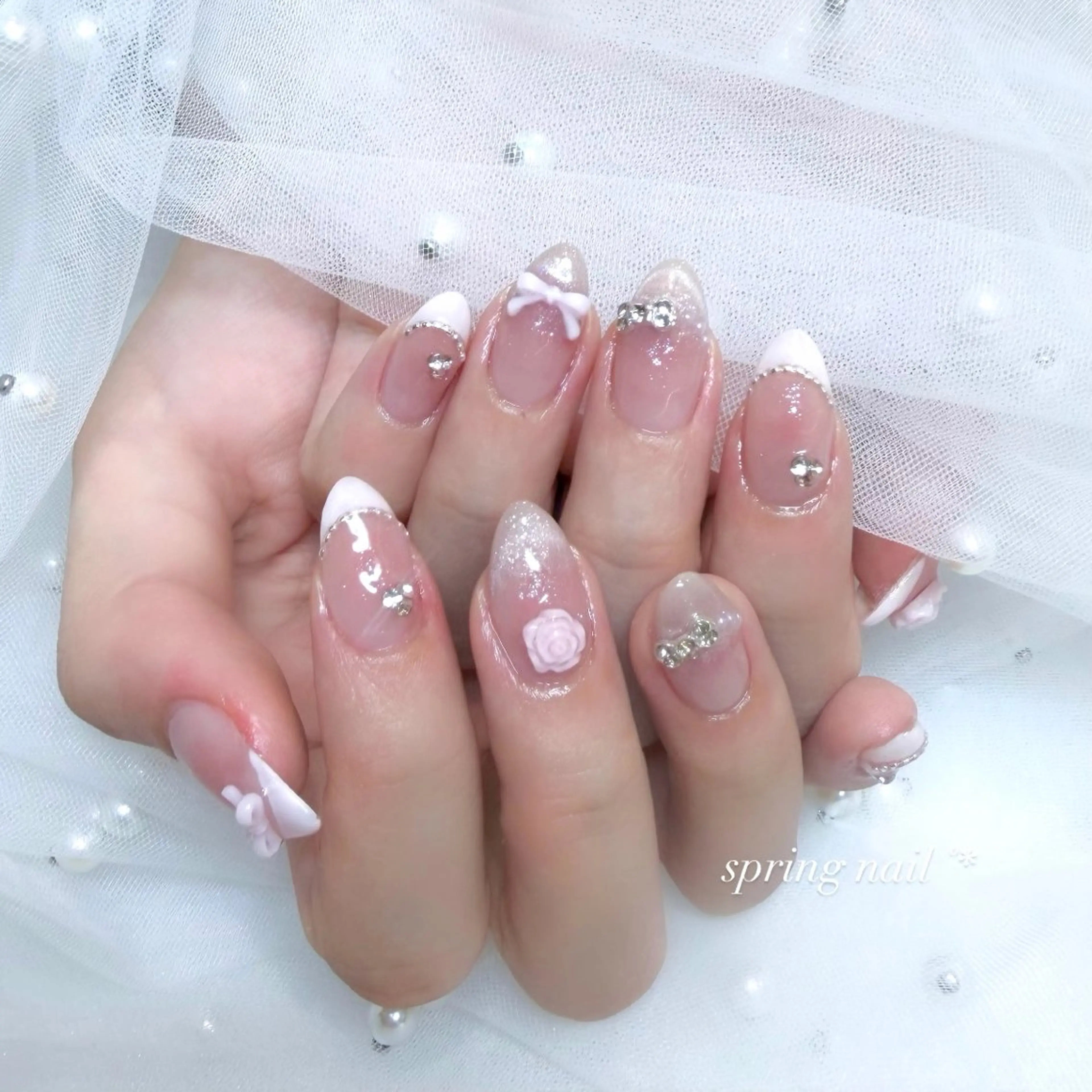 ネイル ハンドネイル Tsuki🌙/渋谷 /パラジェルのネイルデザイン