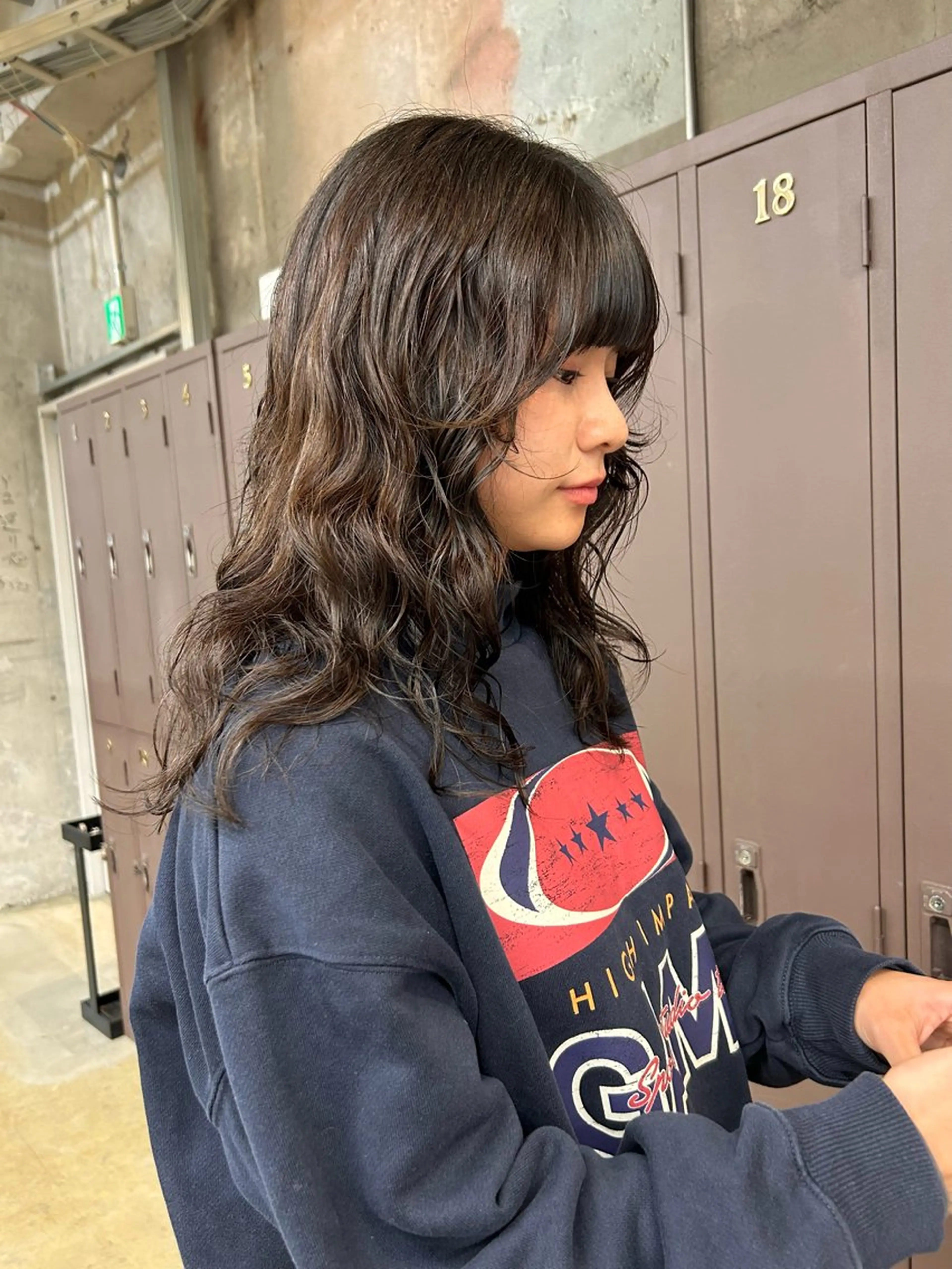 【❣️平日限定フルコースメニュー❣️】カット+パーマ(ケア剤付き)+カラーの写真