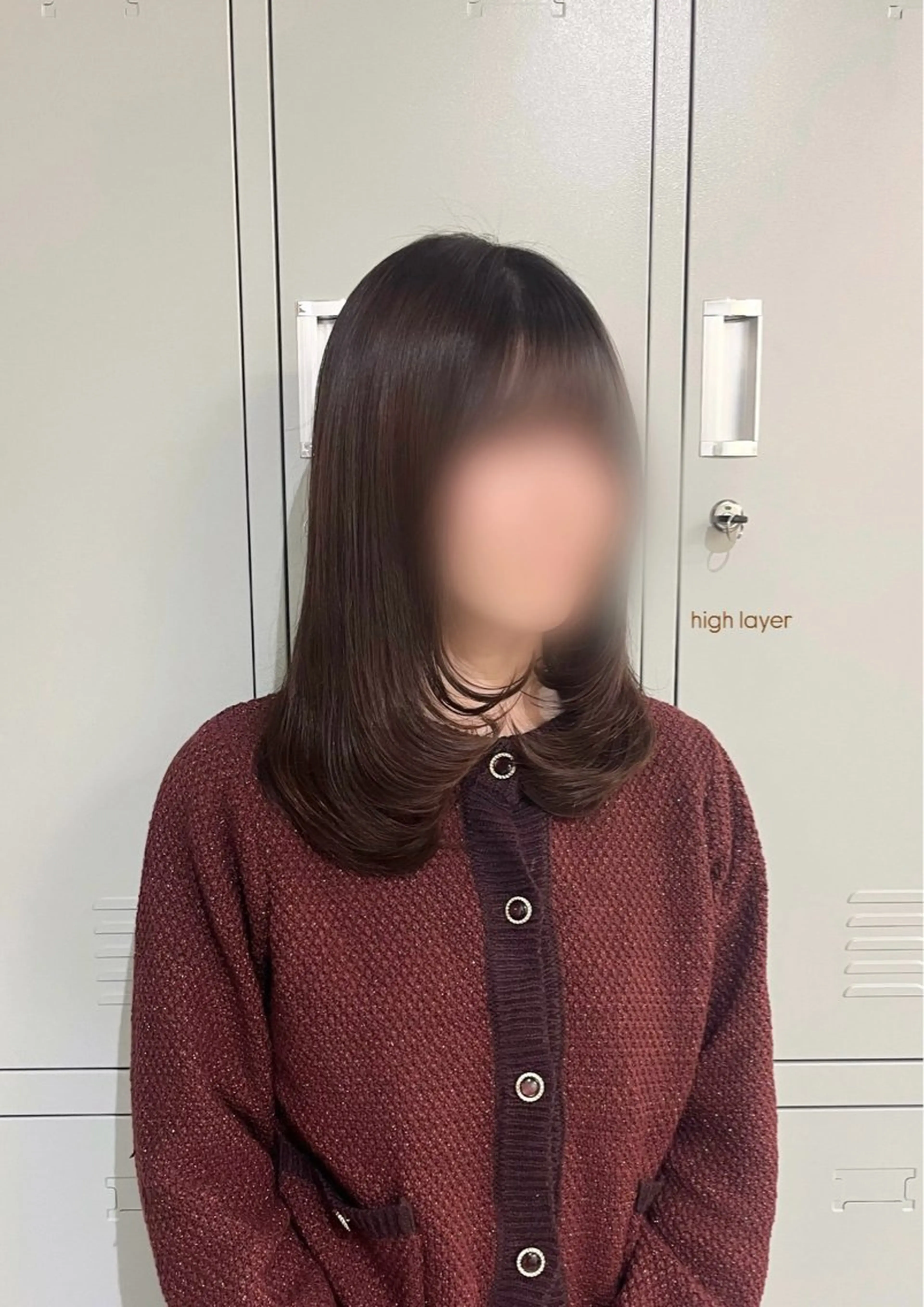 🎀韓国レイヤー/ 🫧暖色/暗髪カラーのヘアスタイル