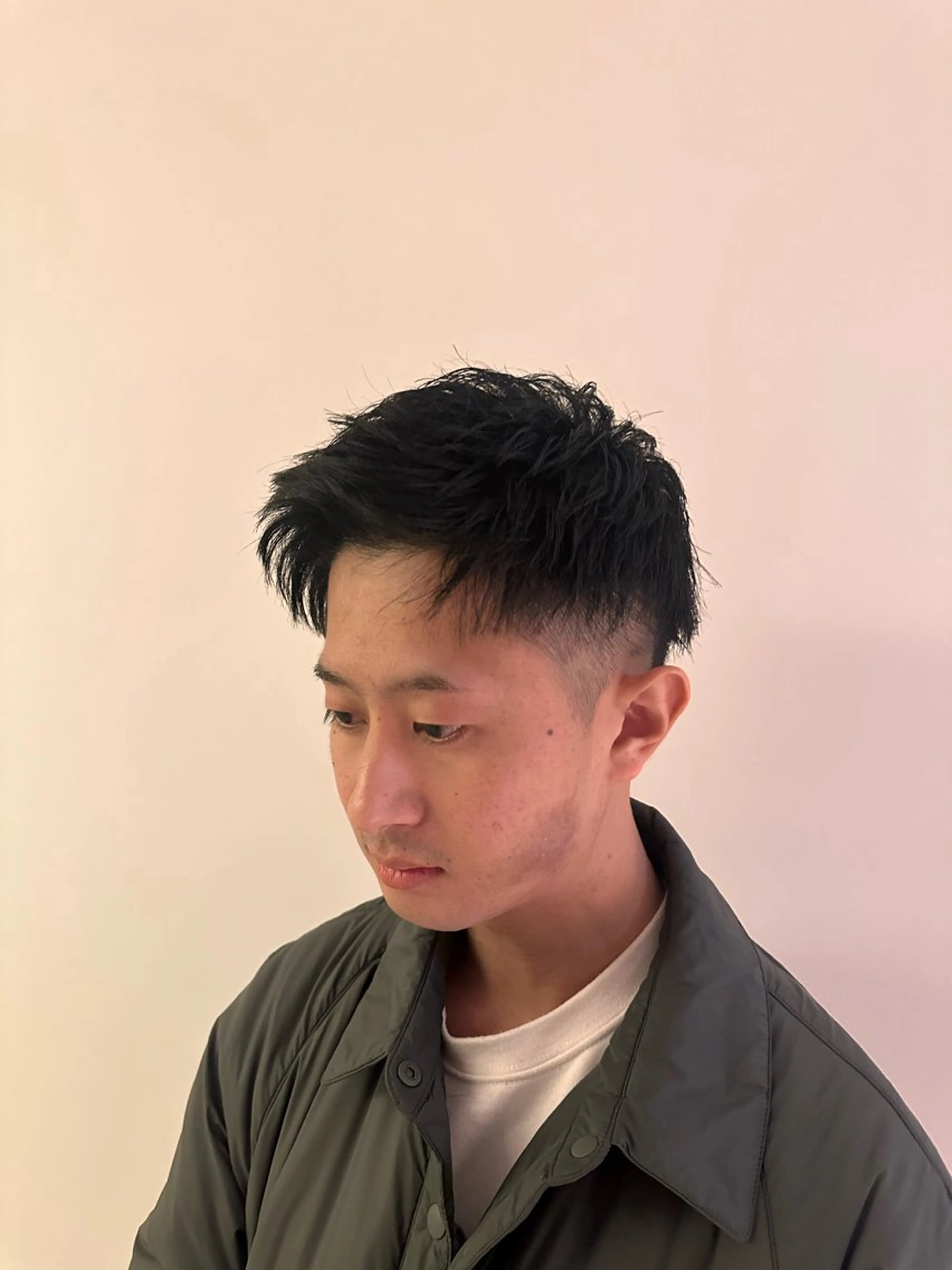 ショート メンズ 田中 瑠星のヘアスタイル