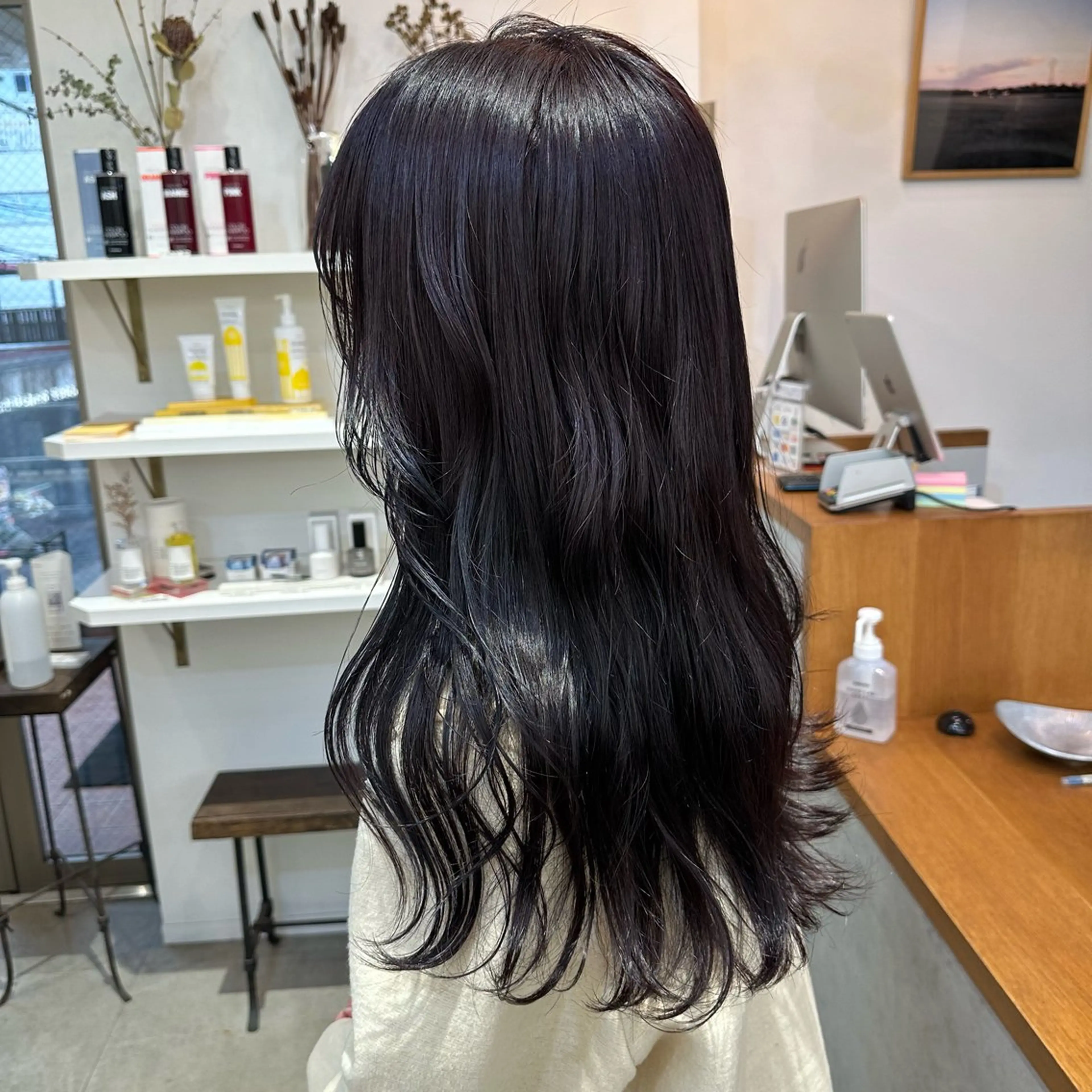 ロング カラー さとう あやかのヘアスタイル