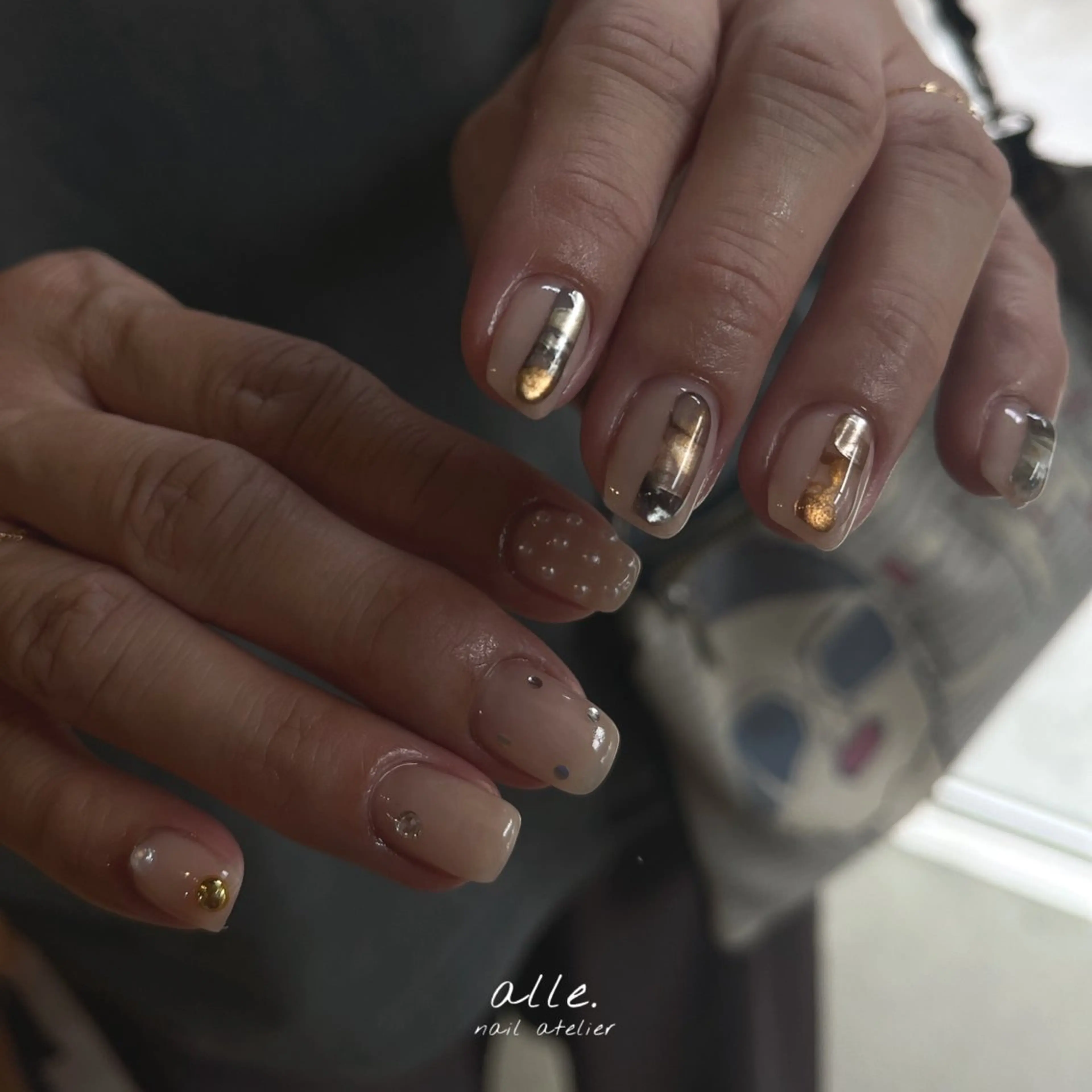 ネイル ハンドネイル atelier alle.のネイルデザイン