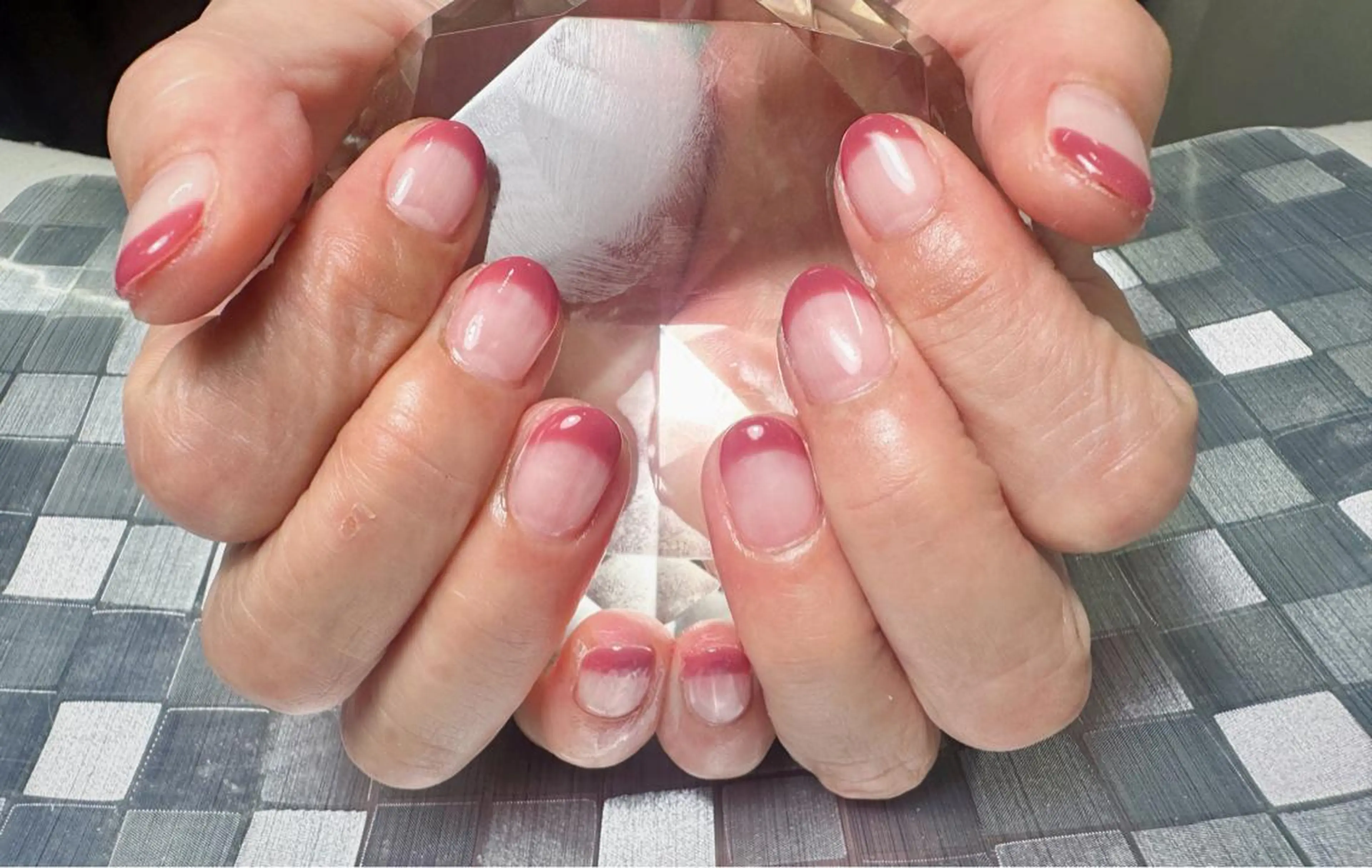 ネイル フレンチネイル ピンク ハンドネイル Regulus 光田のネイルデザイン