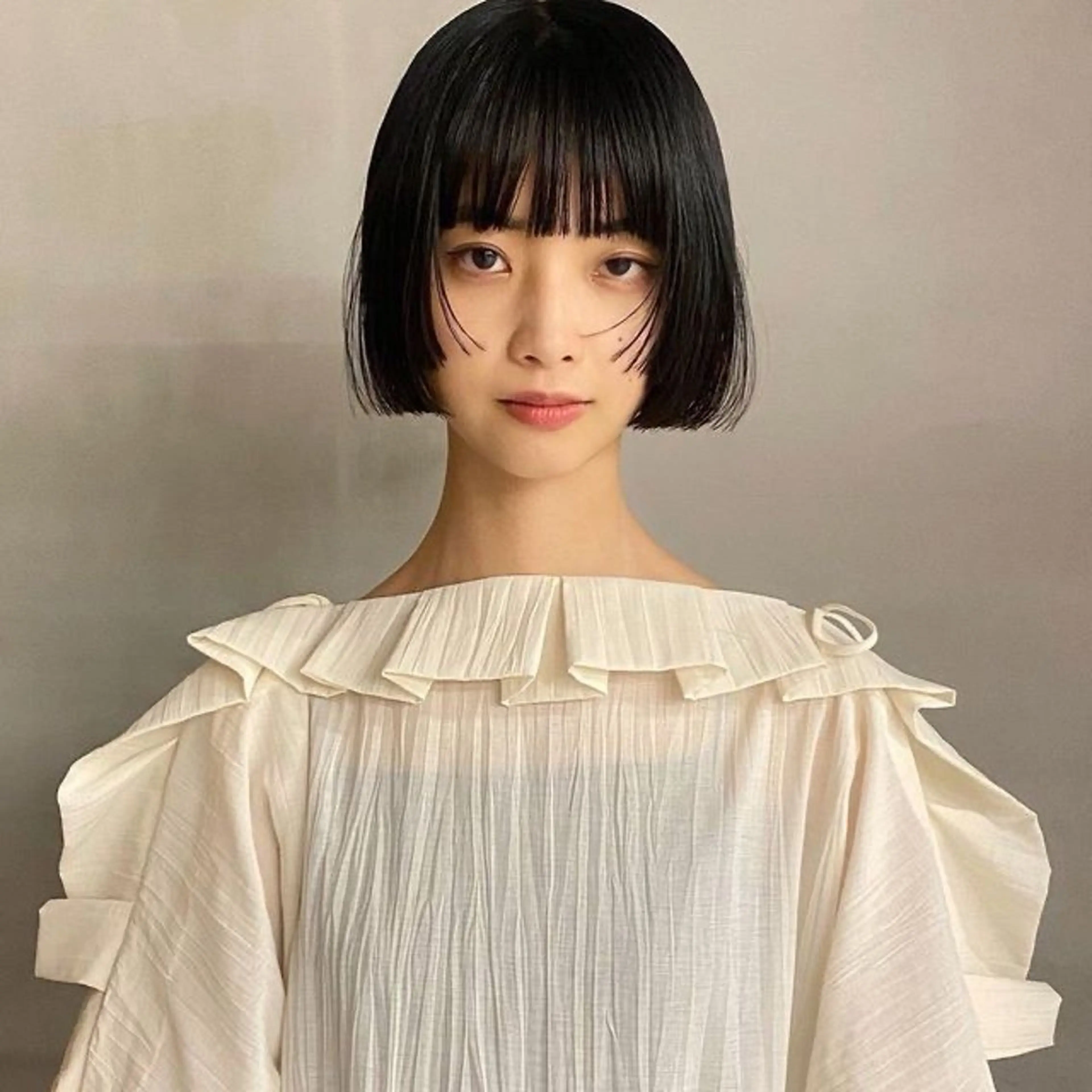 ミディアム 似合わせカット カット ヘアカラー 似合わせcut ◎ 倉橋実咲のヘアスタイル