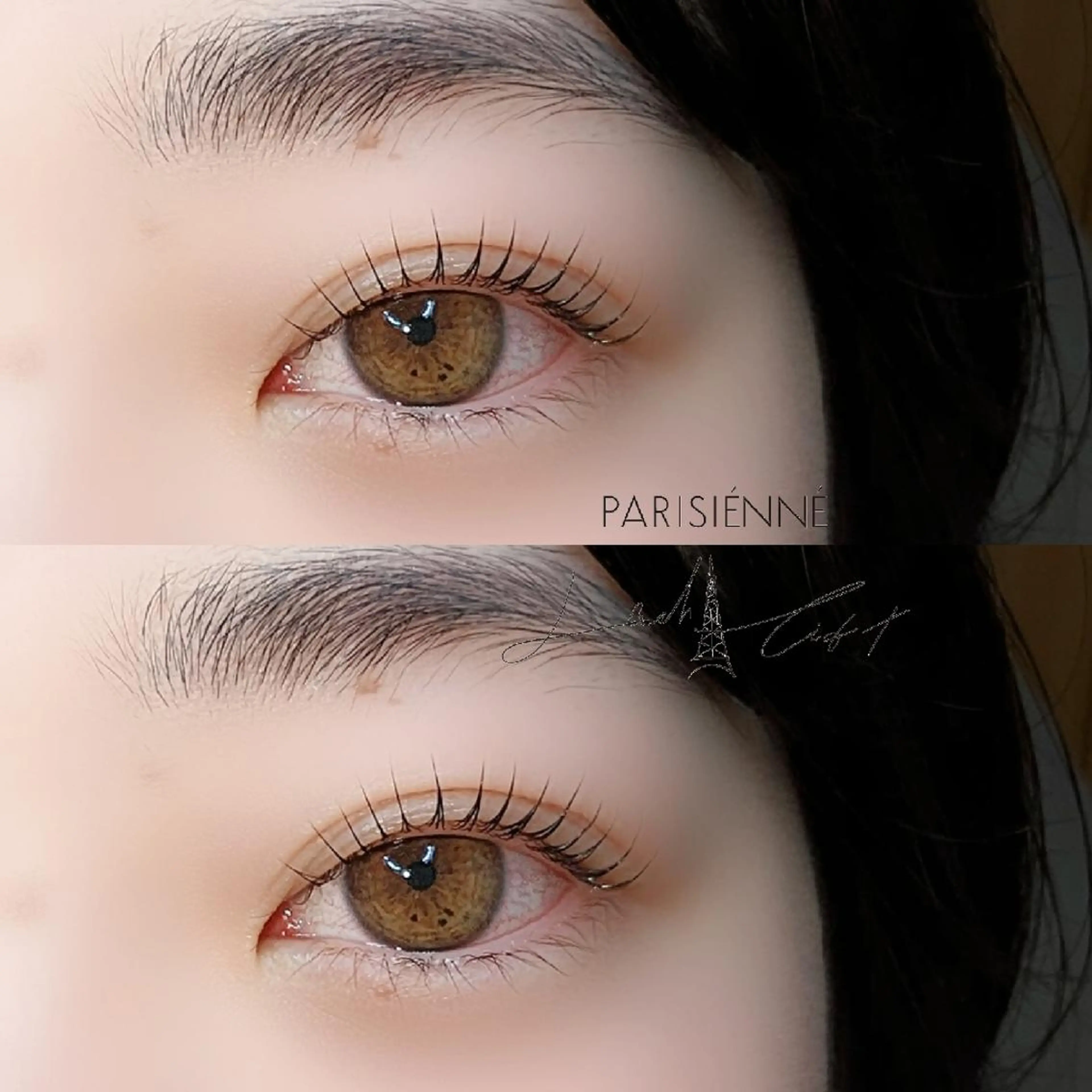 マツエク・マツパ 束感まつ毛 フラットラッシュ パリジェンヌラッシュリフト ボリュームラッシュ マツパ 🍒♡RiRi  Lash ♡🍒のマツエク・マツパデザイン