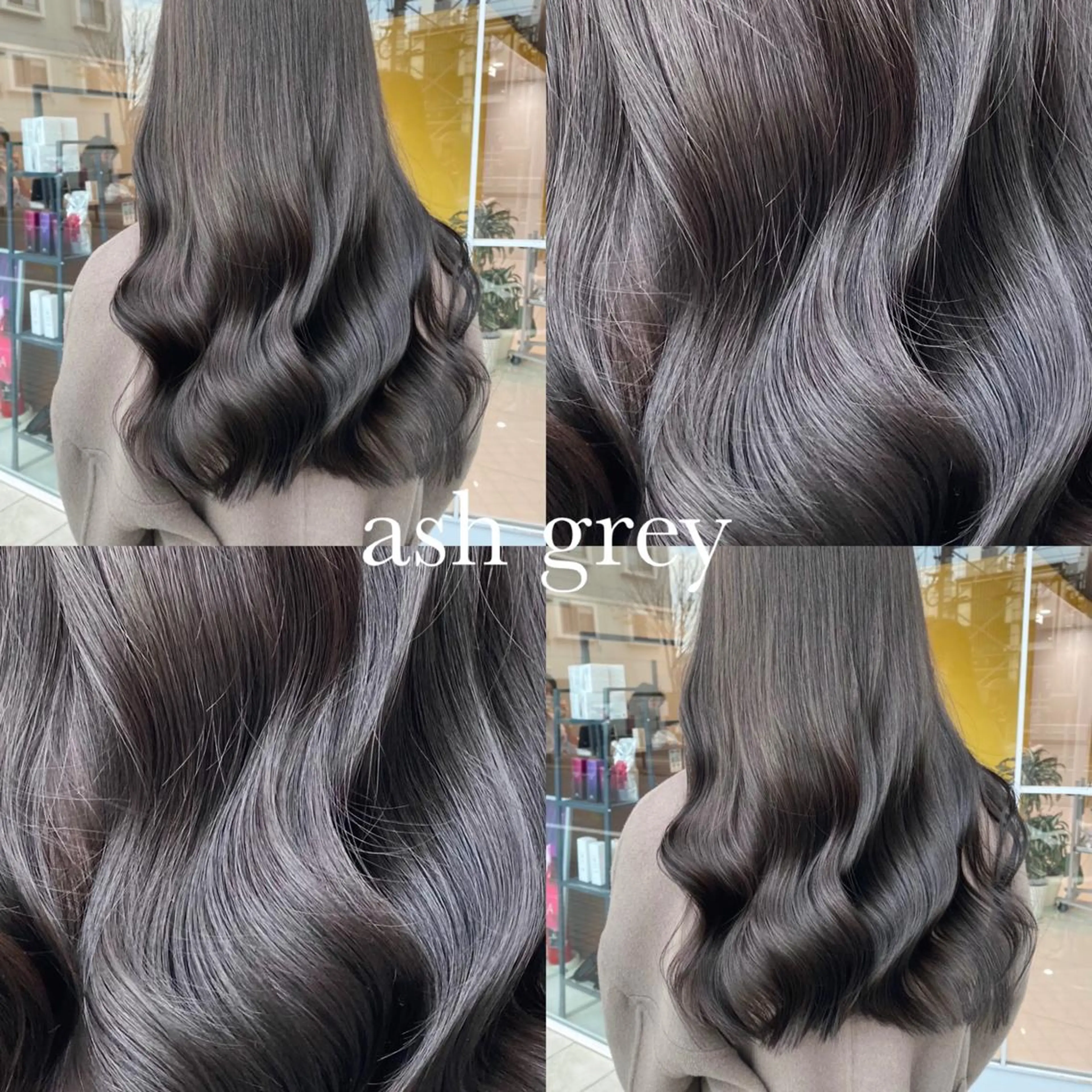 セミロング カラー ウルフカット ハッシュカット/七海のヘアスタイル