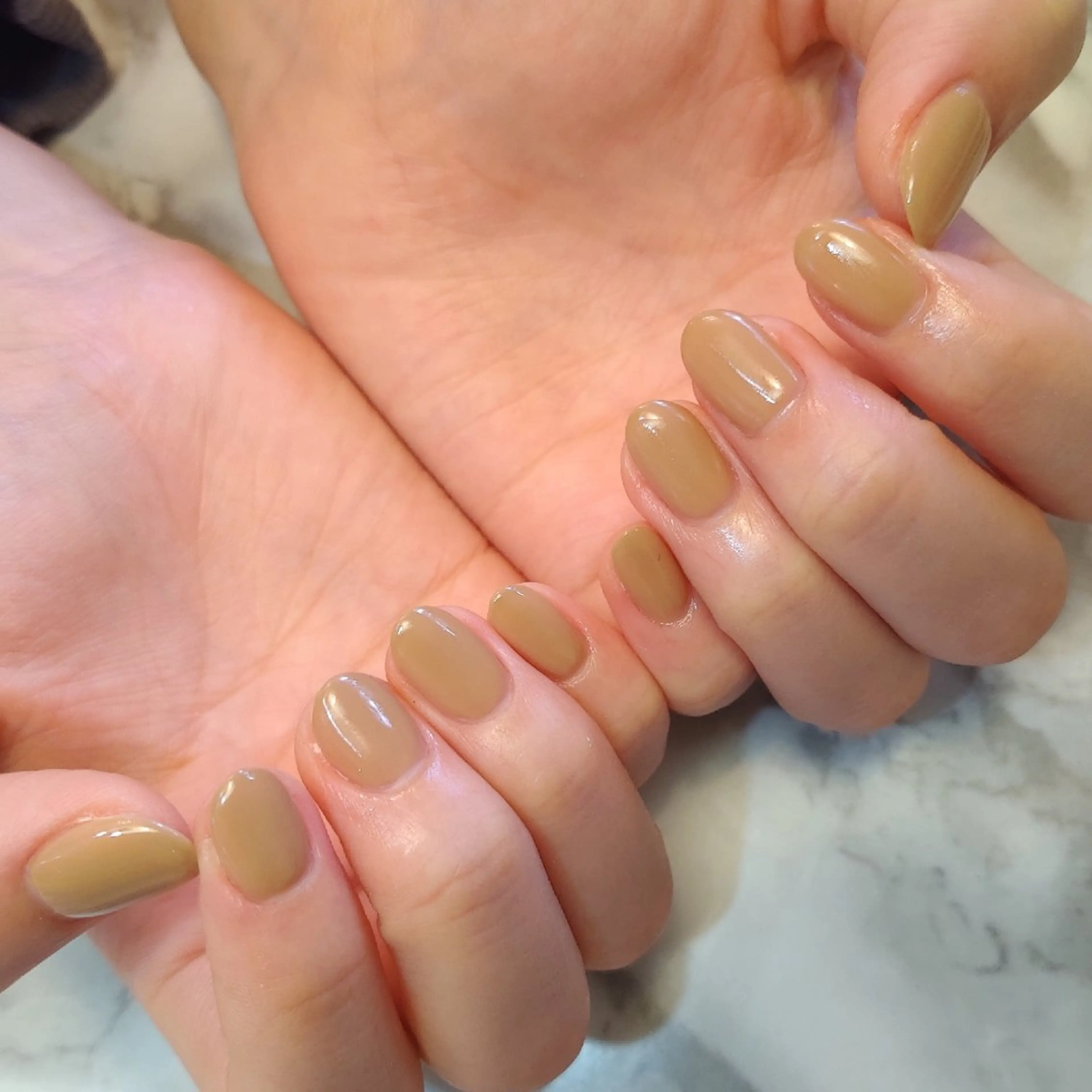 ネイル ワンカラーネイル ジェヌインネイル 河内のネイルデザイン