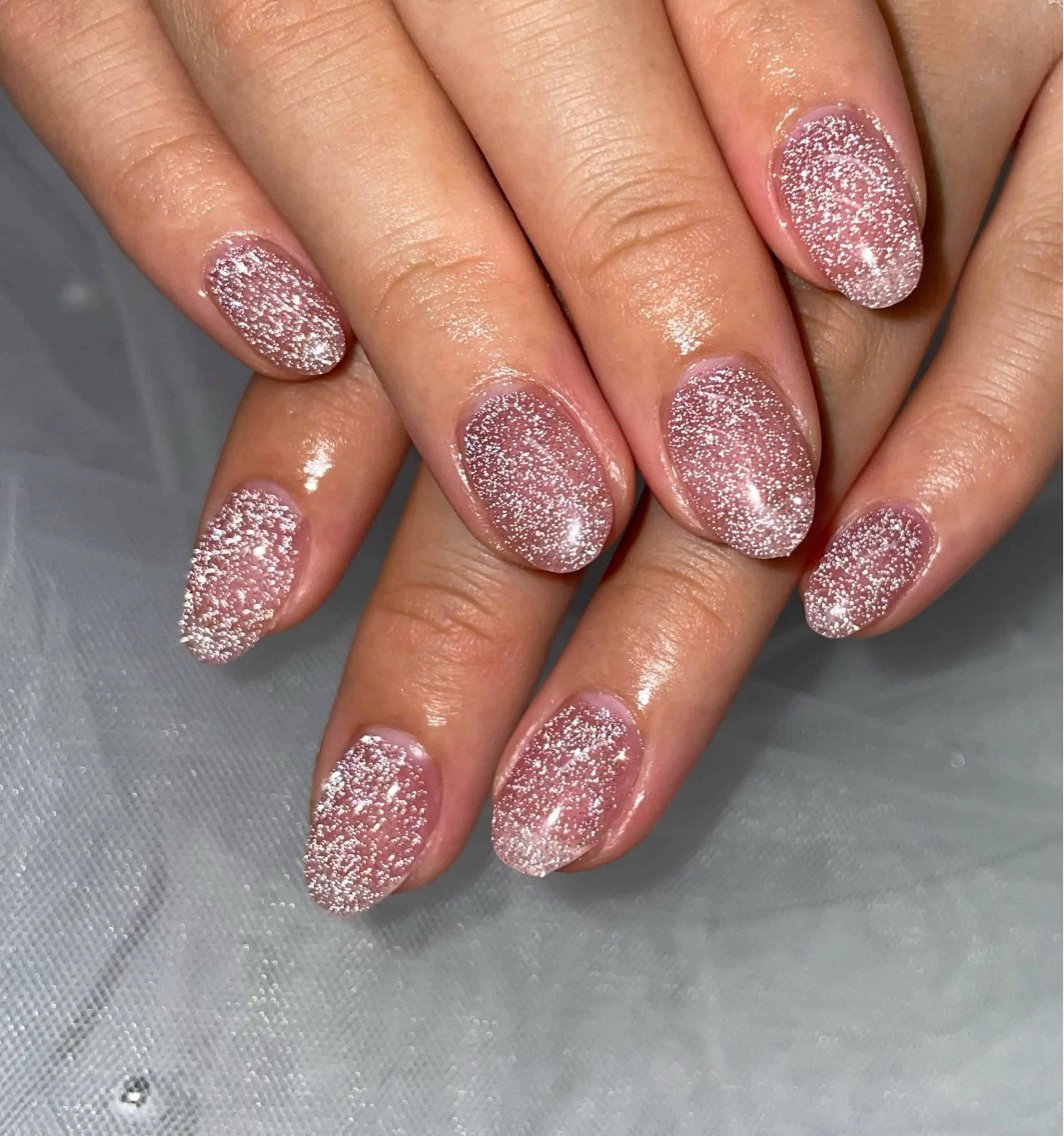 【hand】✨フラッシュネイル・マグネットネイルワンカラー(オフ・ケア込み)の写真