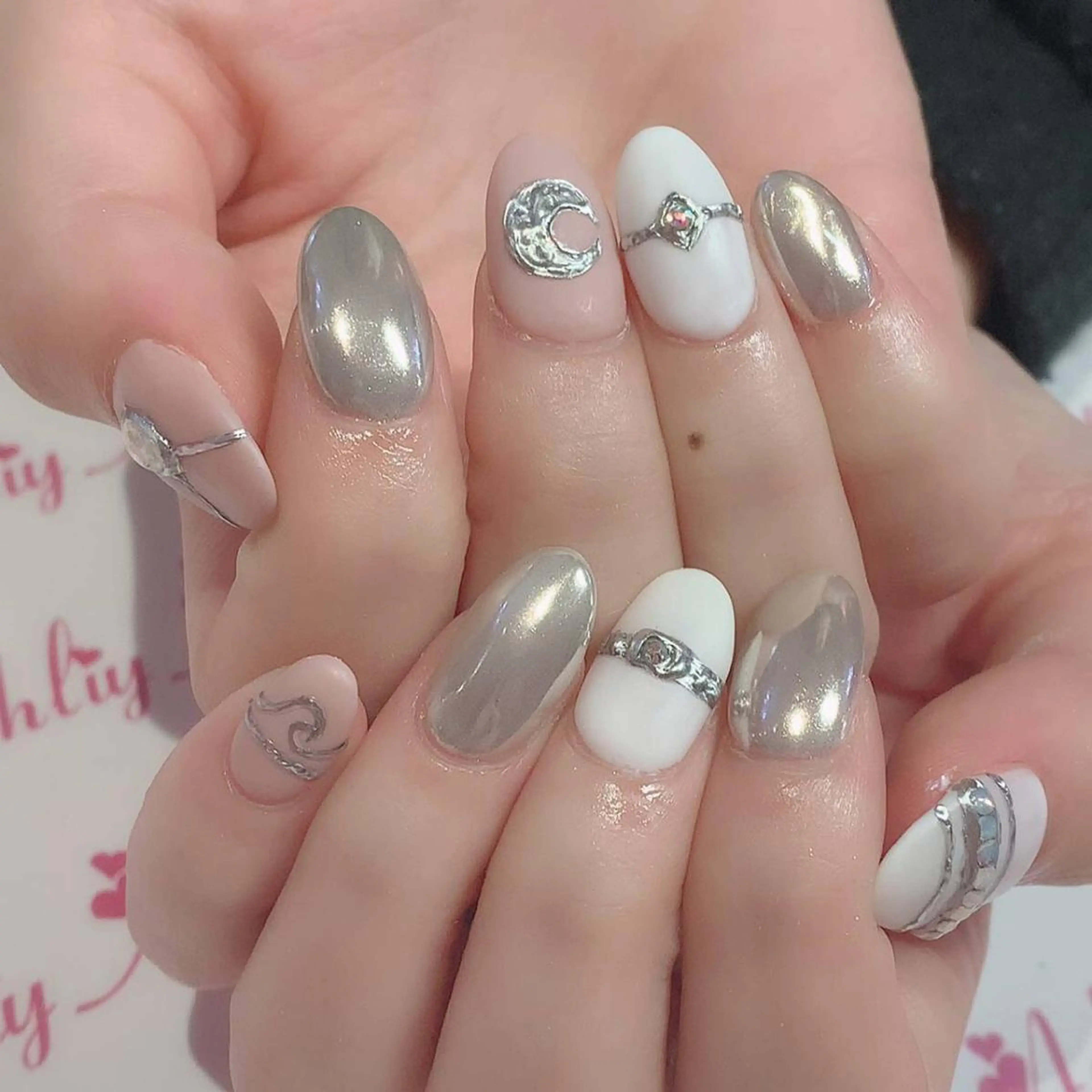 ネイル 持ち込み ハンドネイル Ashliy大宮♡ アシュリーのネイルデザイン