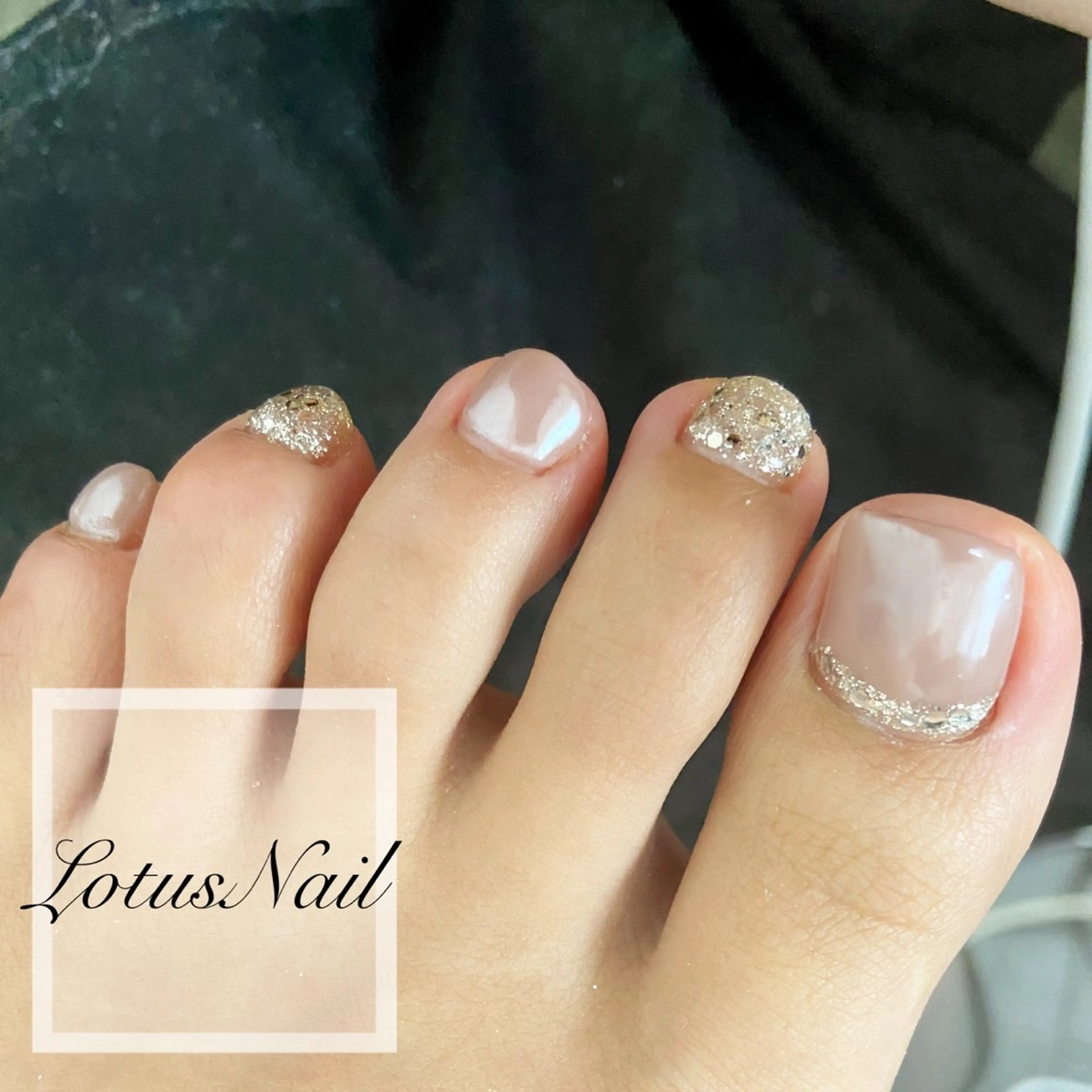 ネイル フットネイル Lotus Nailのネイルデザイン
