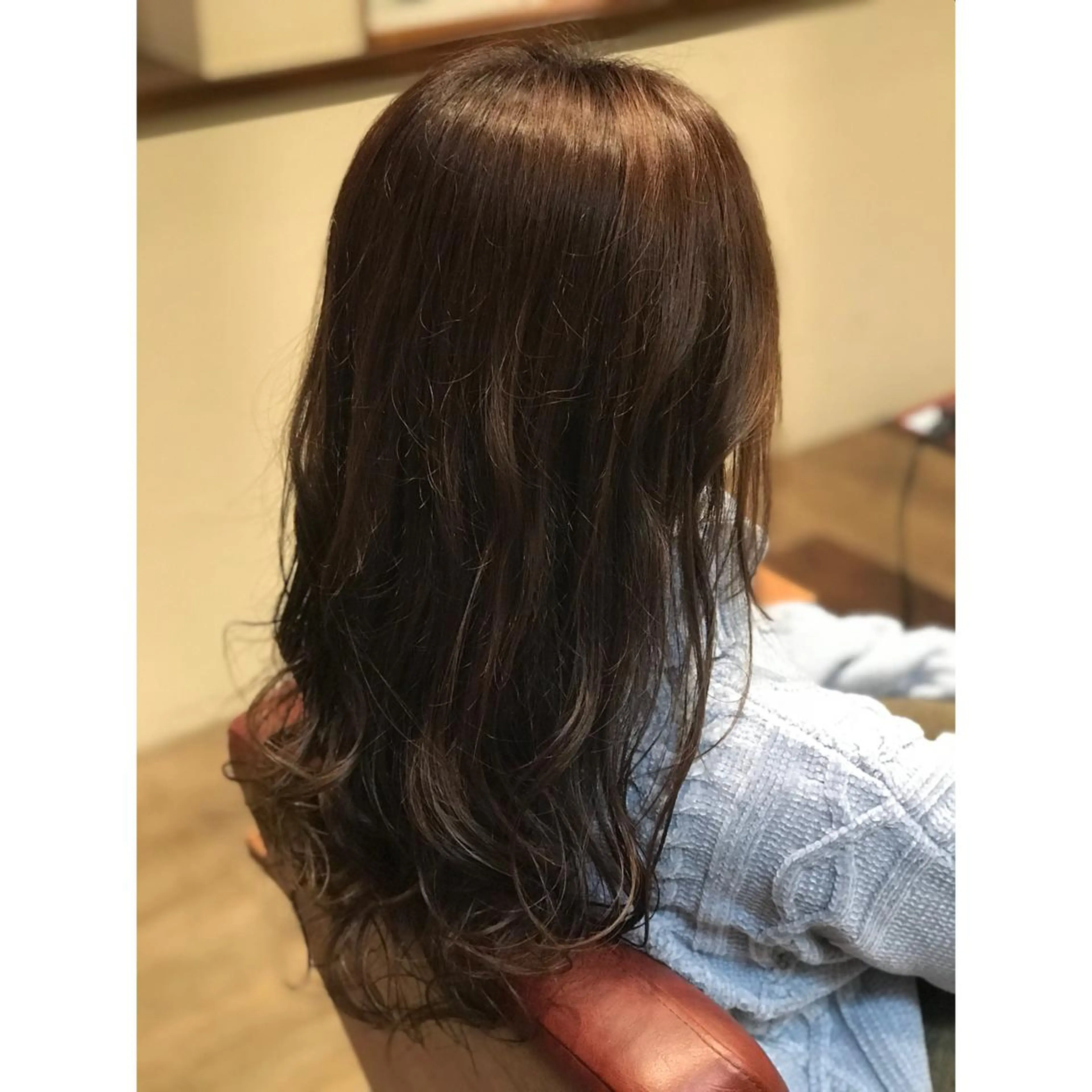 ロング カラー ピンクカラー 松村 未央のヘアスタイル