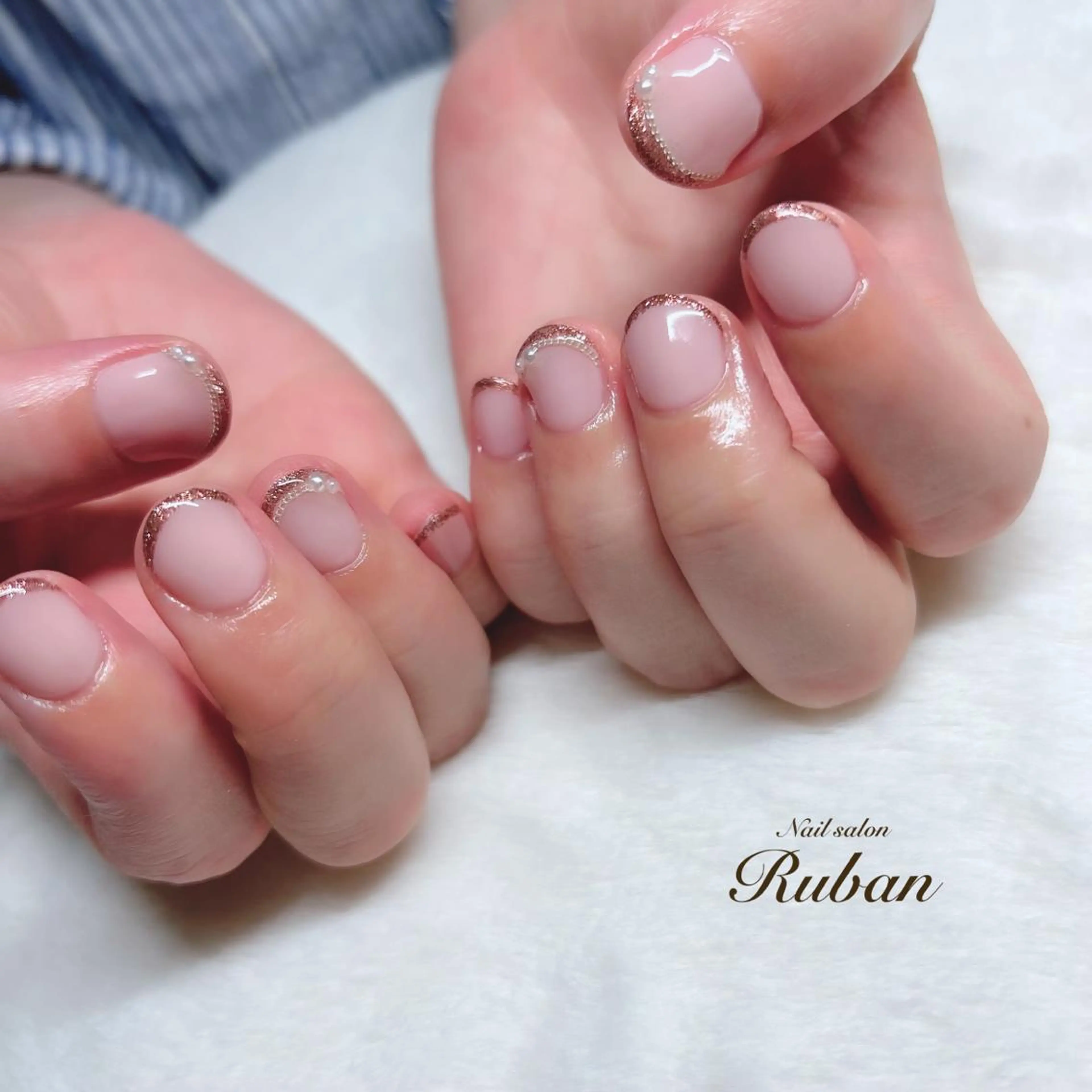 ネイル フレンチネイル Nail salon Rubanのネイルデザイン
