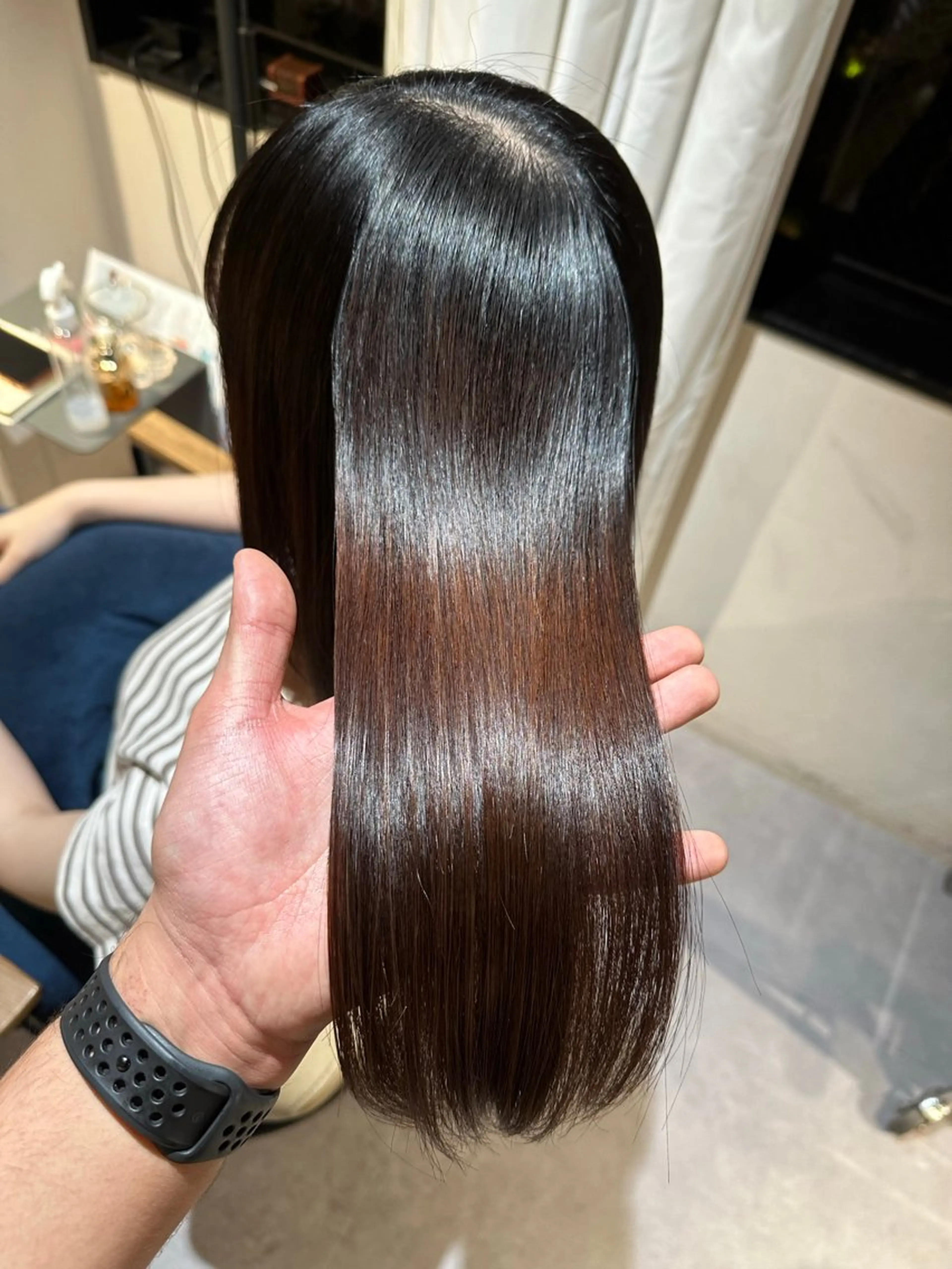 セミロング 縮毛矯正 トリートメント 必ず笑顔で帰っていた だきます！安田祐貴のヘアスタイル