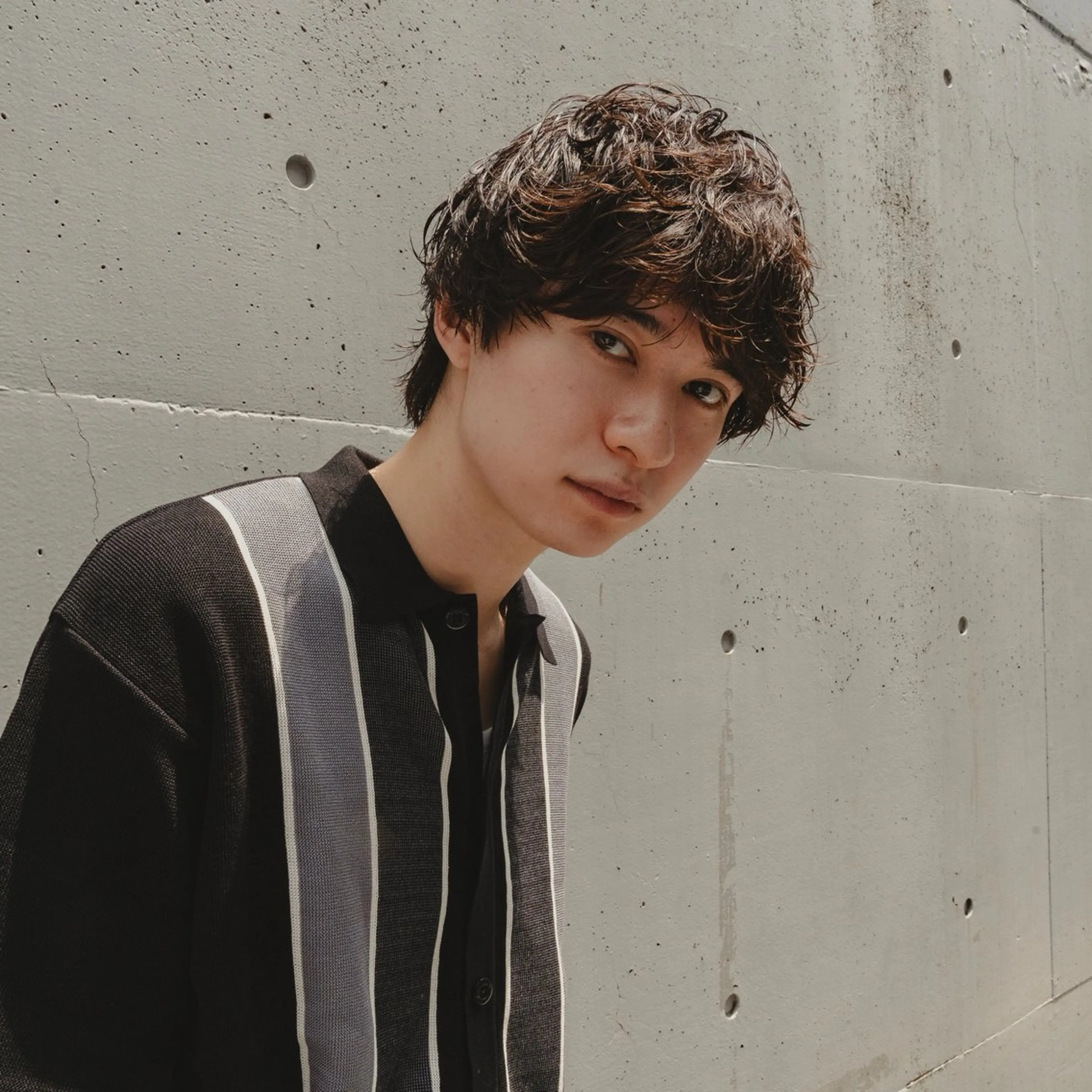 🪐メンズカット＋イルミナカラー＋眉カットの写真