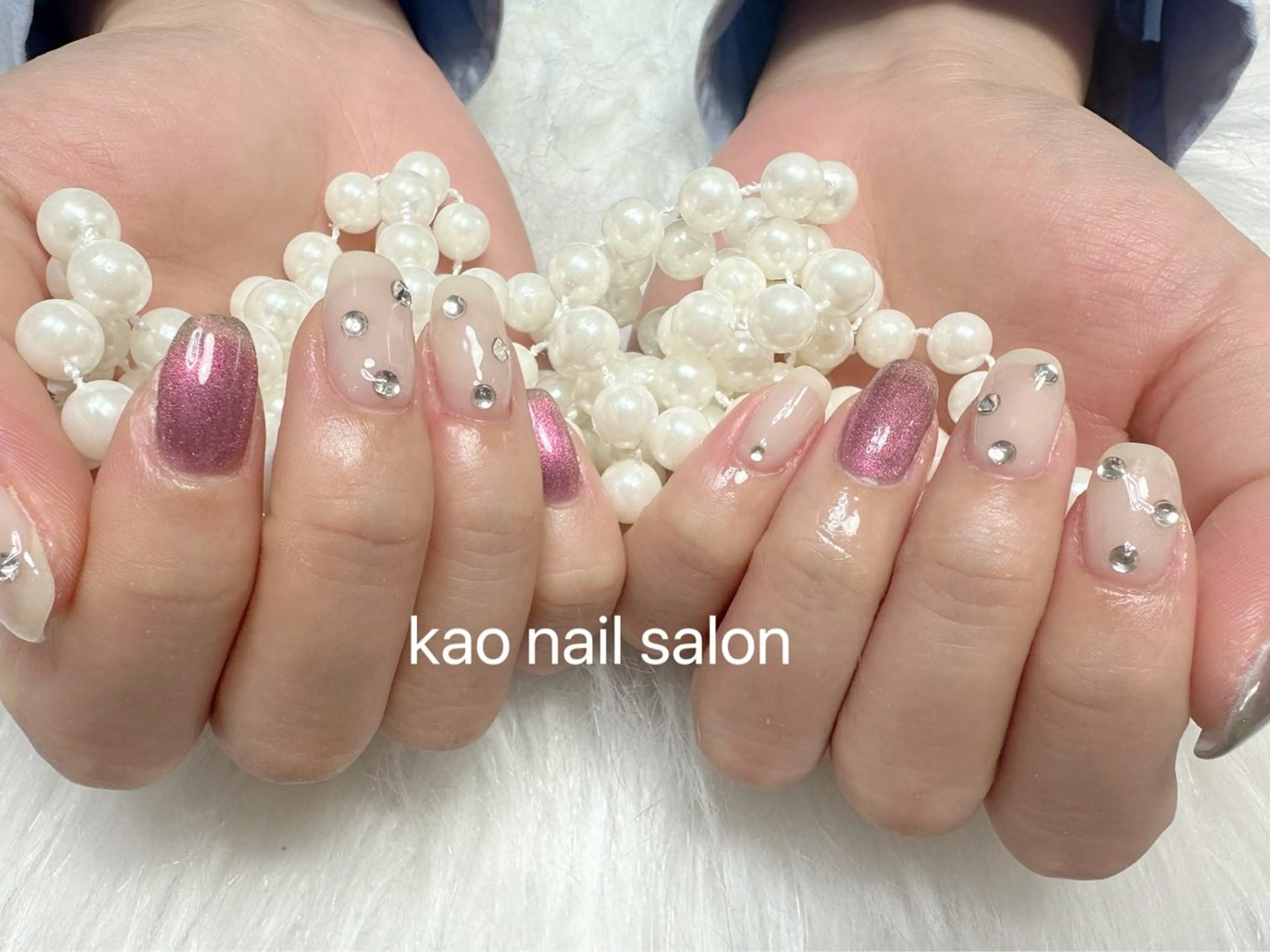 ネイル ハンドネイル kao  パラジェル スカルプ/長さだしのネイルデザイン