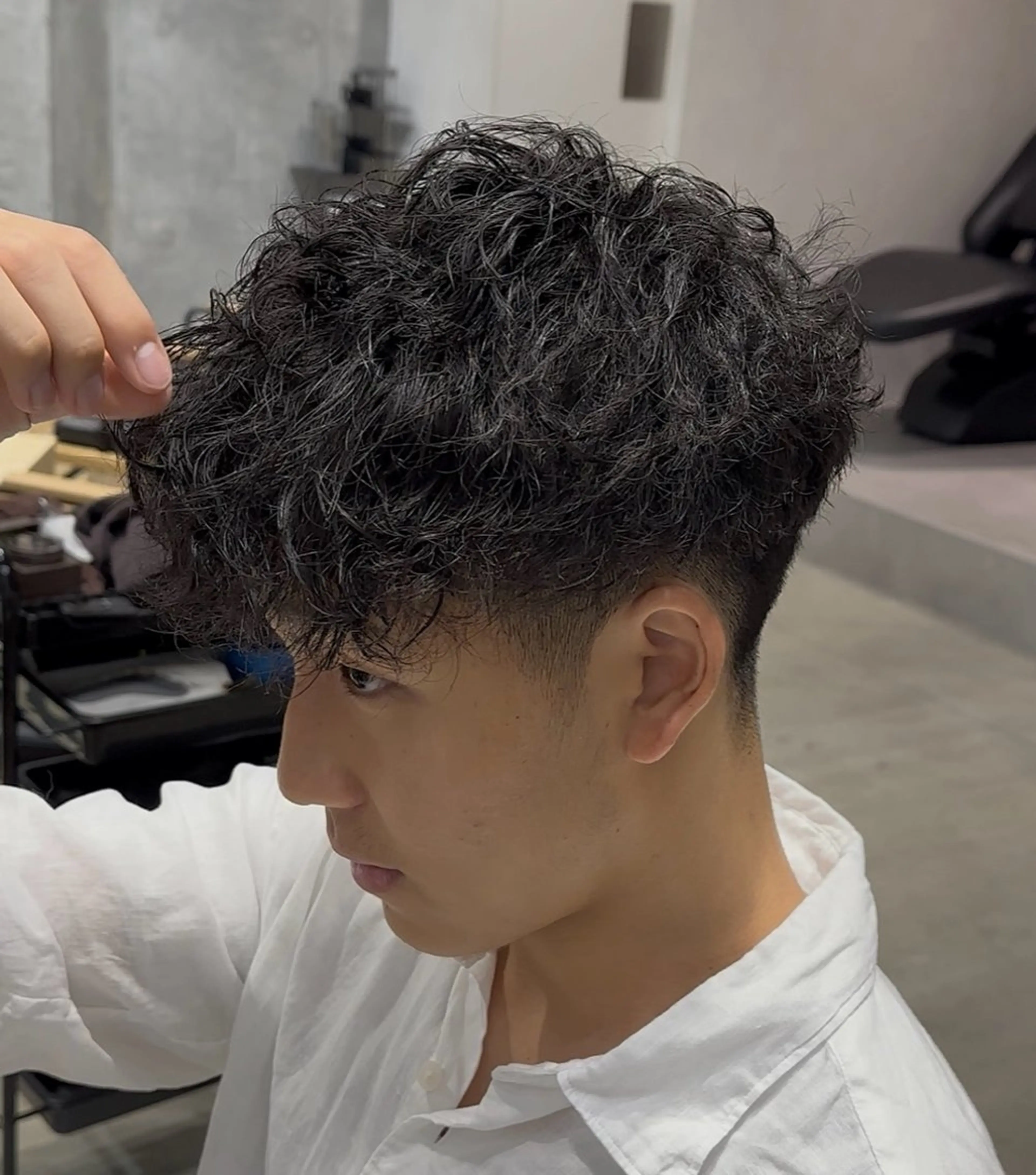 ショート パーマ 遠藤惟斗/自由が丘/ 透明感カラー/パーマのヘアスタイル