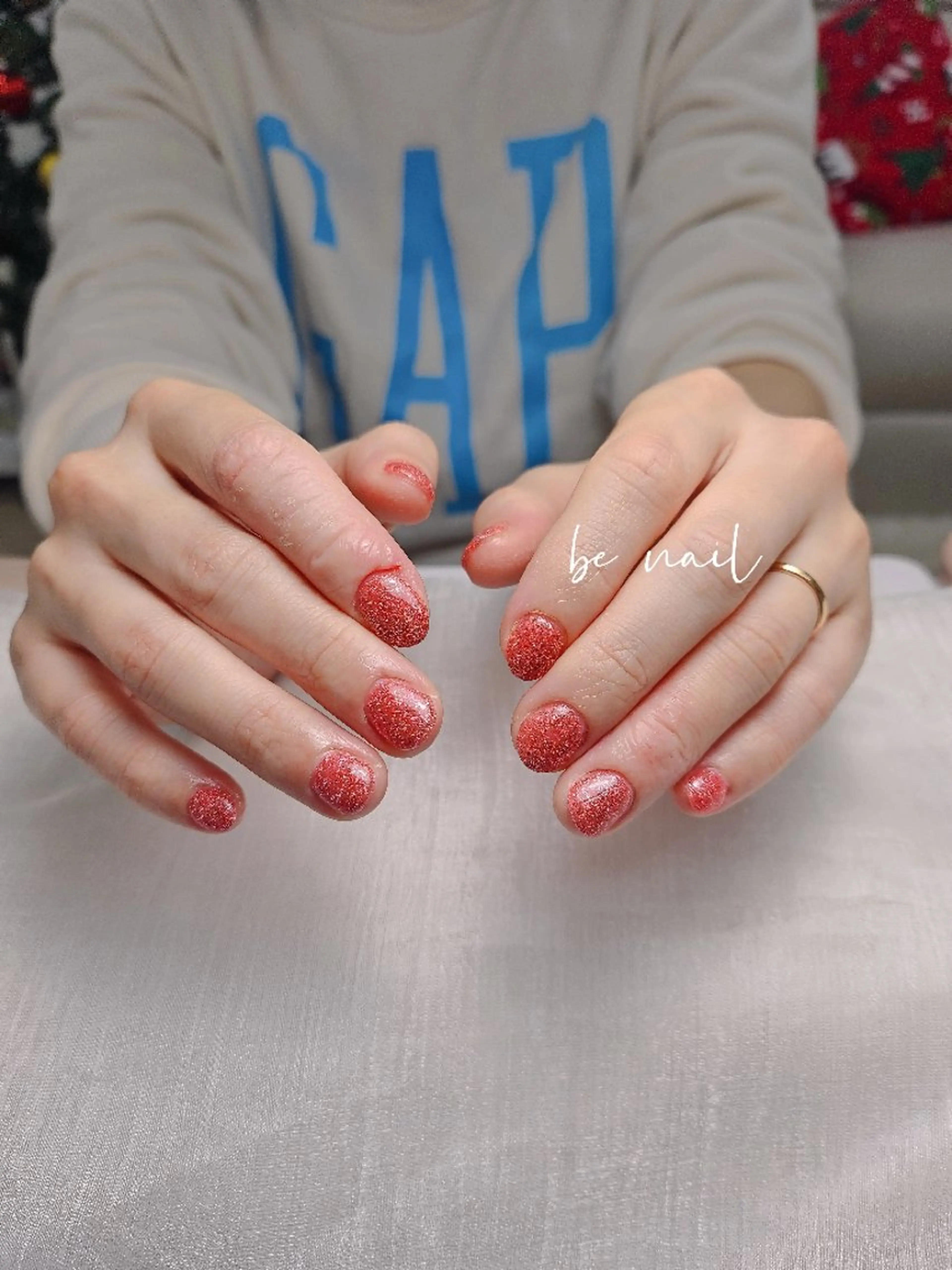 ネイル フラッシュネイル ラメ(グリッター) be nail所属・CAMELLIA  NAILサロン新松戸のネイルデザイン