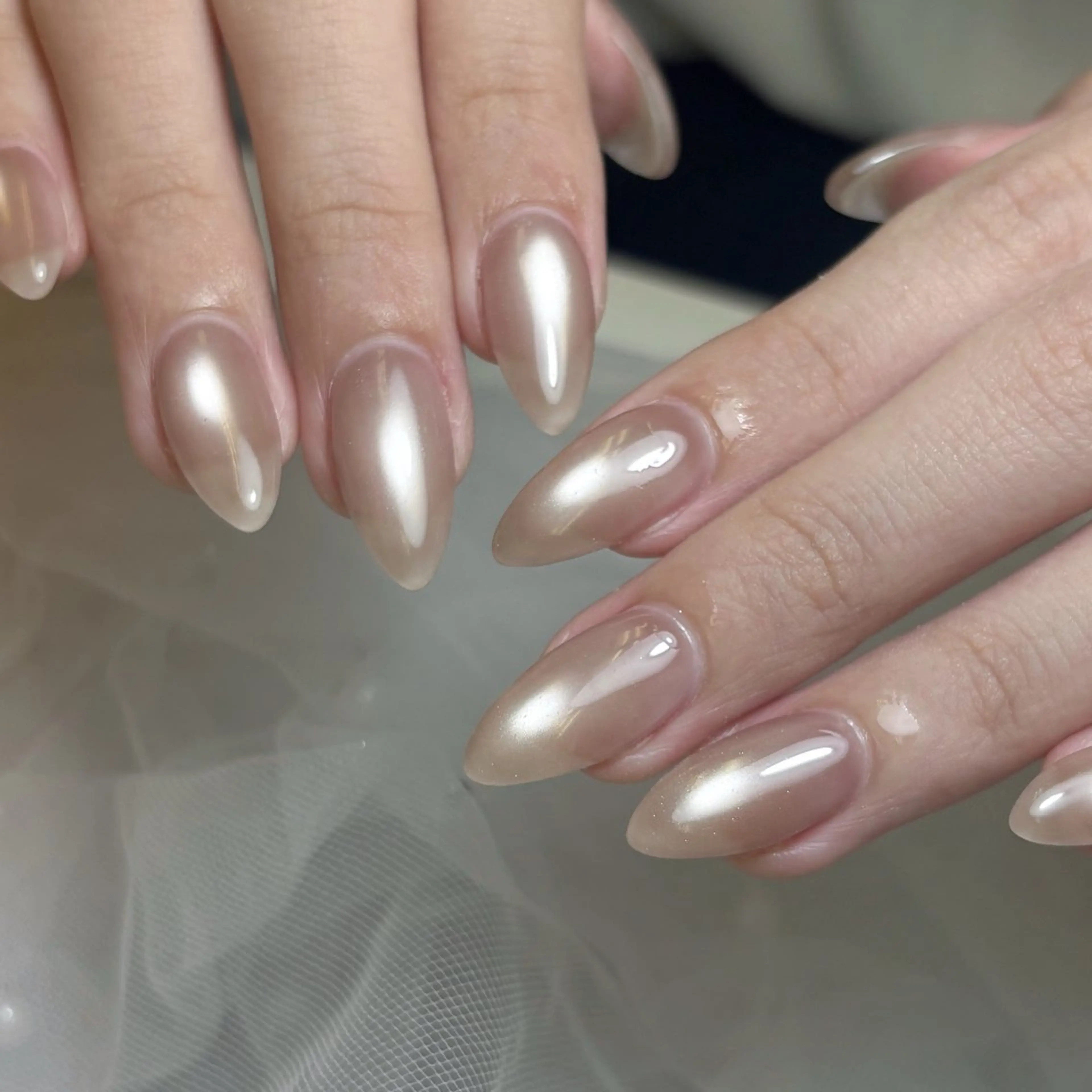 ネイル フットネイル フレンチネイル ジェルネイル ガーリー グラデーション ハンドネイル D.d Nail Moeのネイルデザイン
