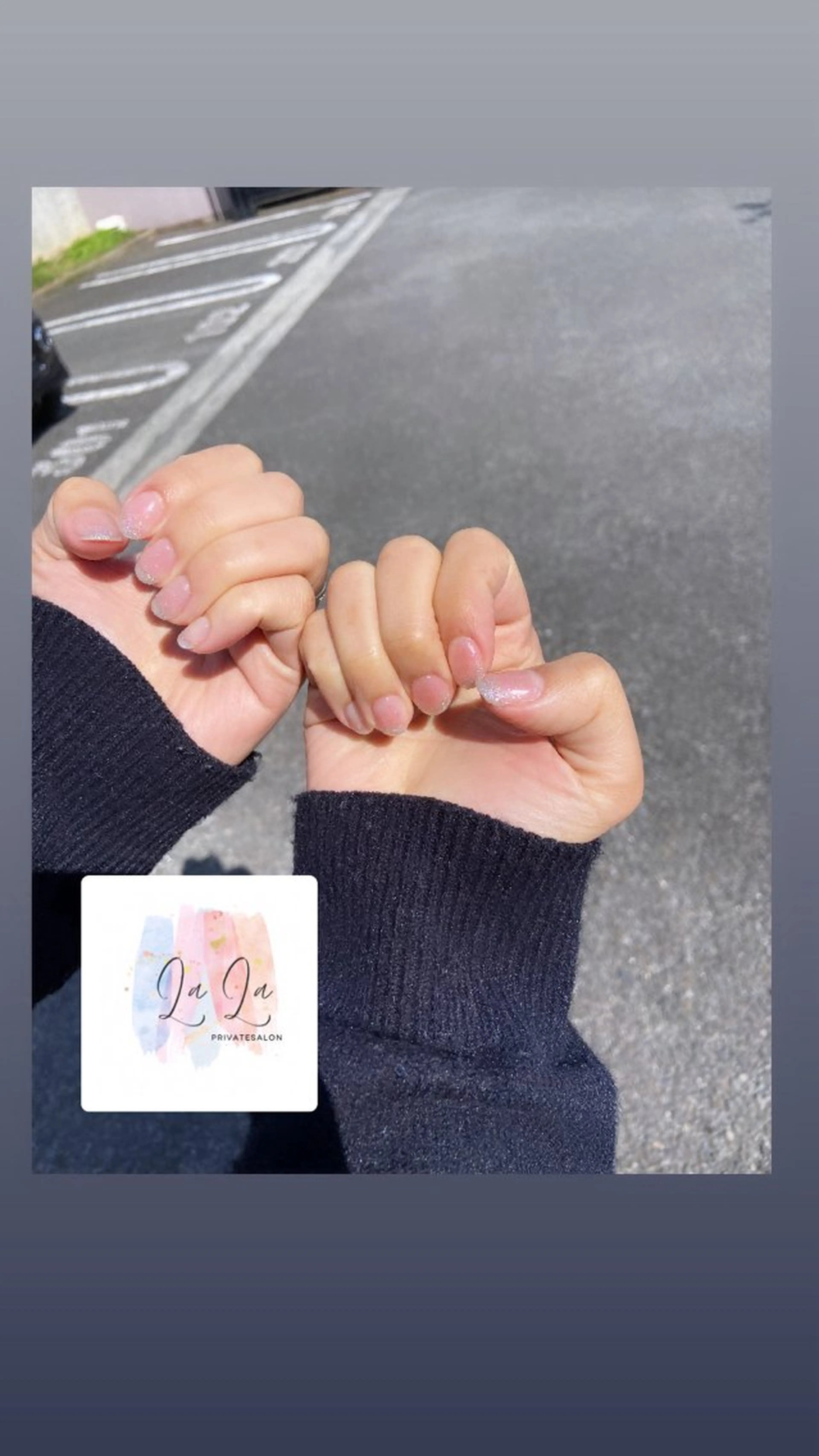 ネイル グラデーション ラメ(グリッター) ラメグラデーション あ いのその他イメージ