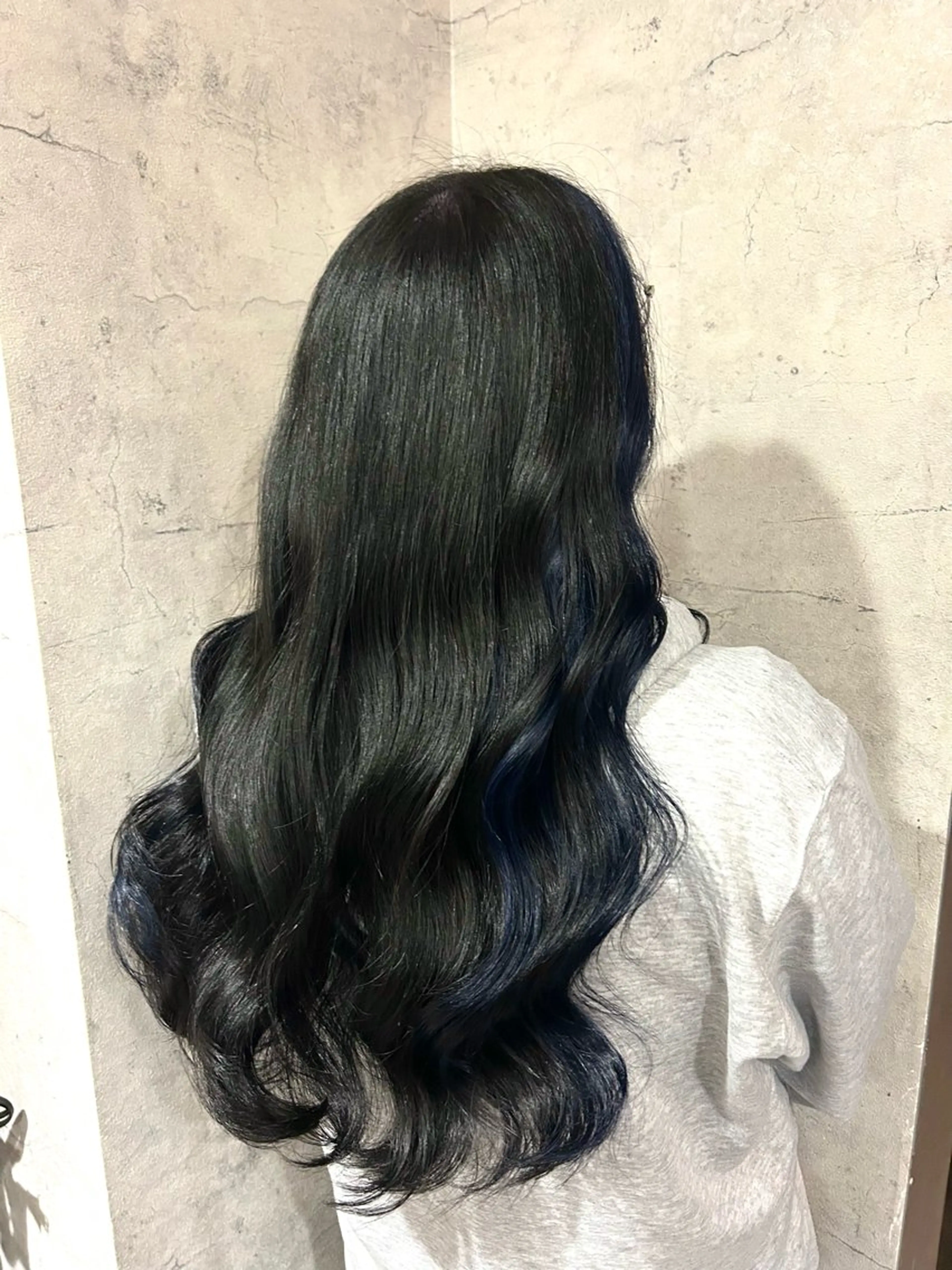 ロング カラー ブルーカラー ヘアカラー トリートメント パーソナルカラー 診断🍀マリンのヘアスタイル