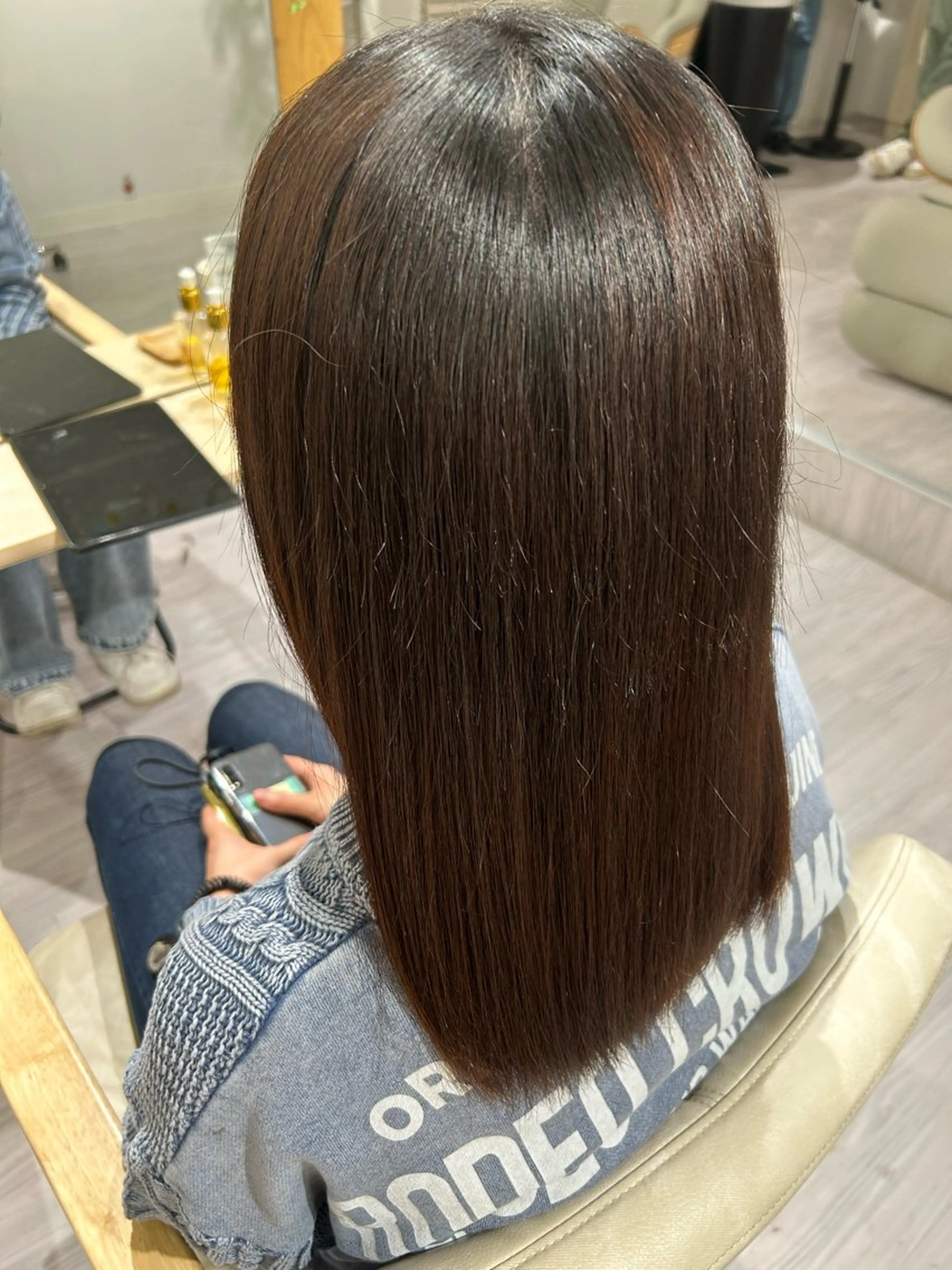 ミディアム 💙まこと💙艶 カラー(Rico)のヘアスタイル