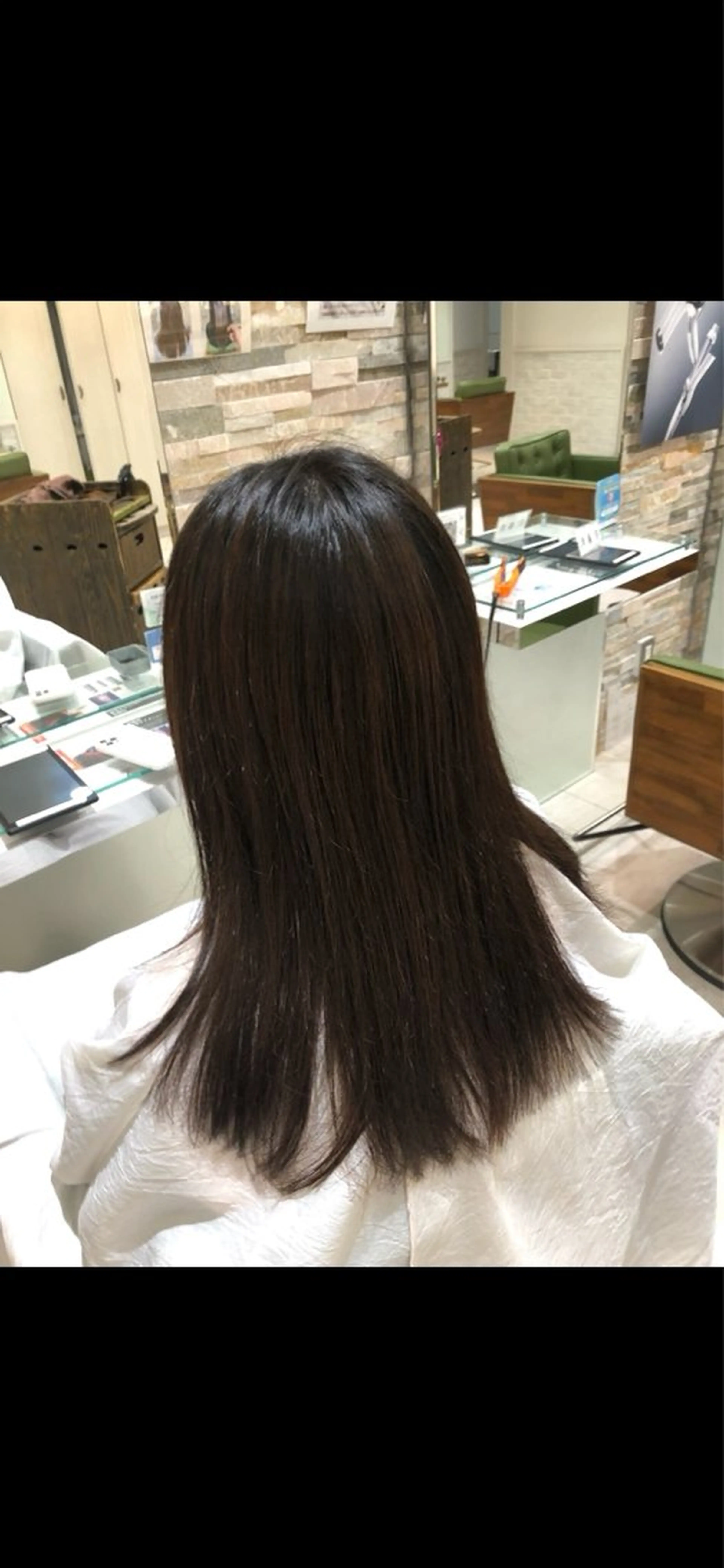 セミロング トリートメント 酸性ストレート特化× 艶髪師/及川のヘアスタイル