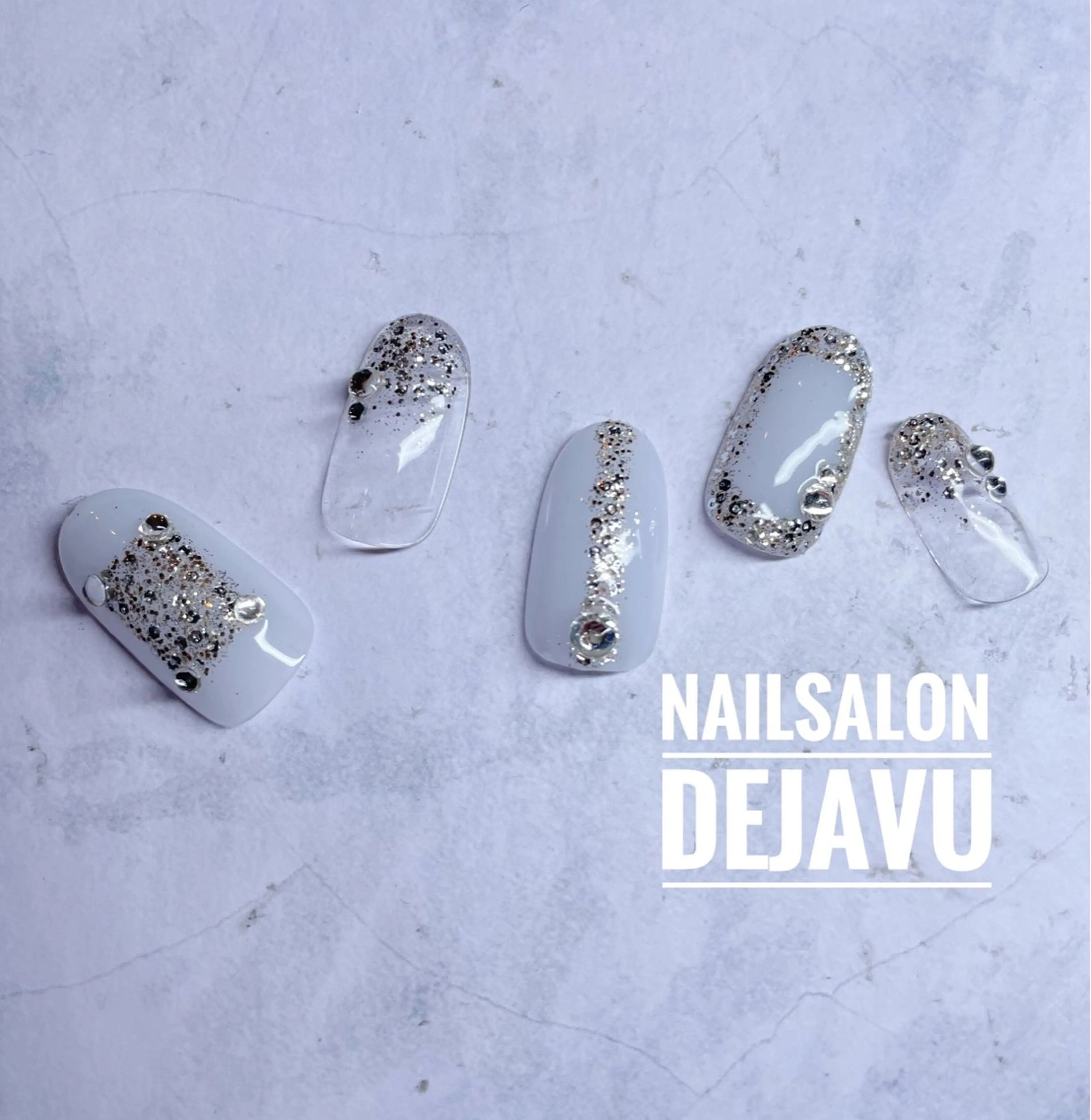 ネイル ラメ(グリッター) ハンドネイル Nail salon Dejavu 🌿のネイルデザイン