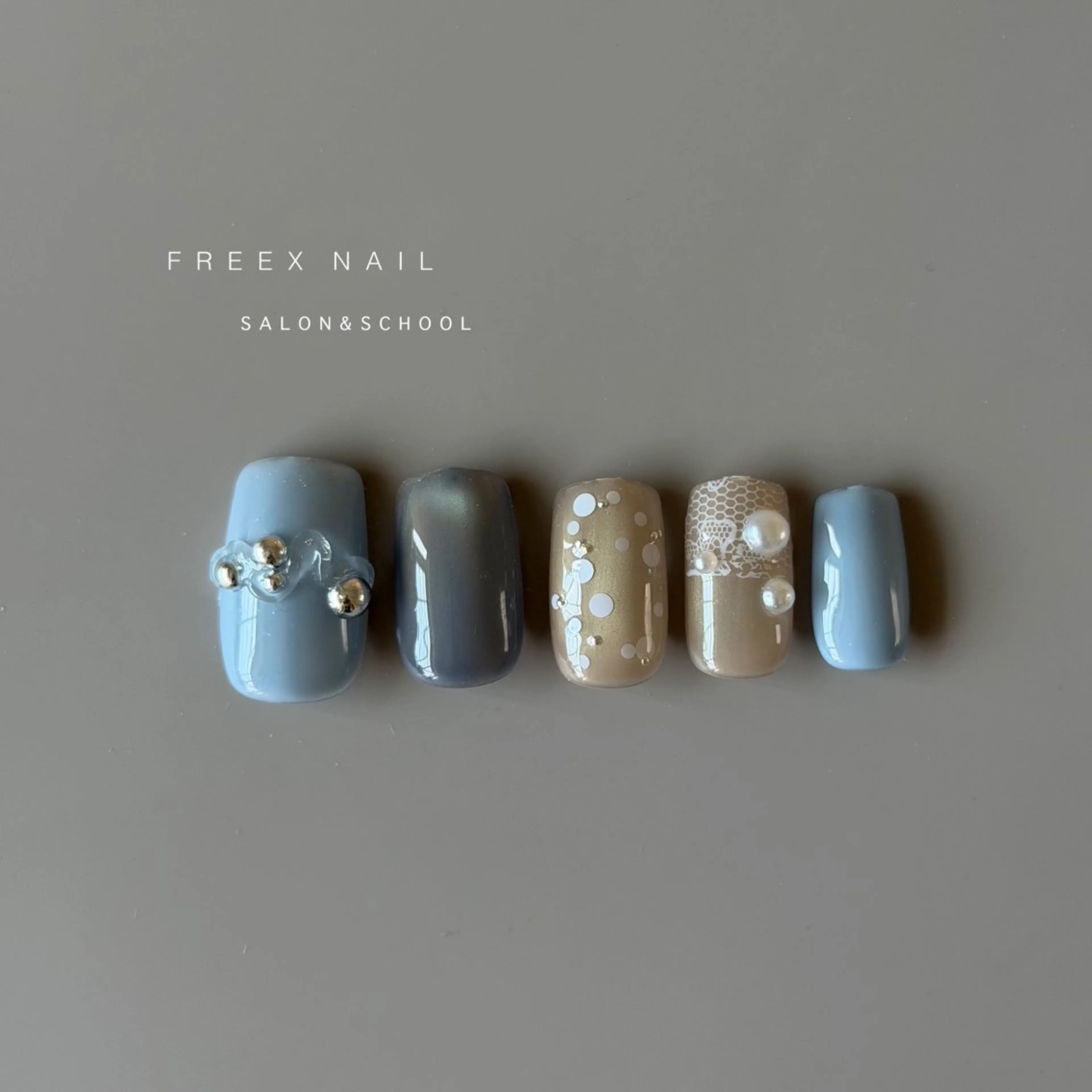 ネイル マグネットネイル ハンドネイル ハンドケア freex nail /ニュアンス/個性派のネイルデザイン