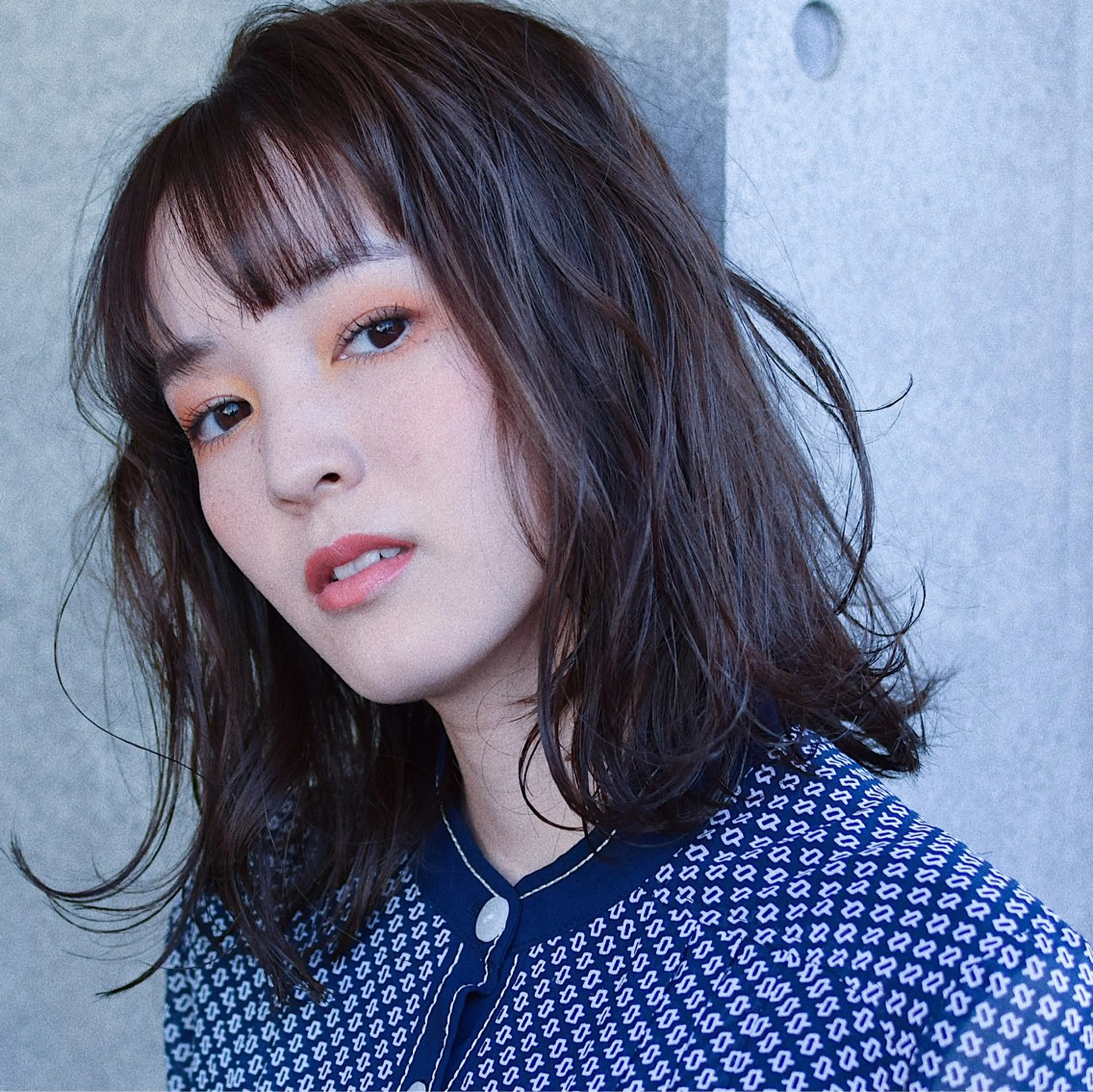 セミロング カラー トリートメント クスノキ ヤスタカのヘアスタイル
