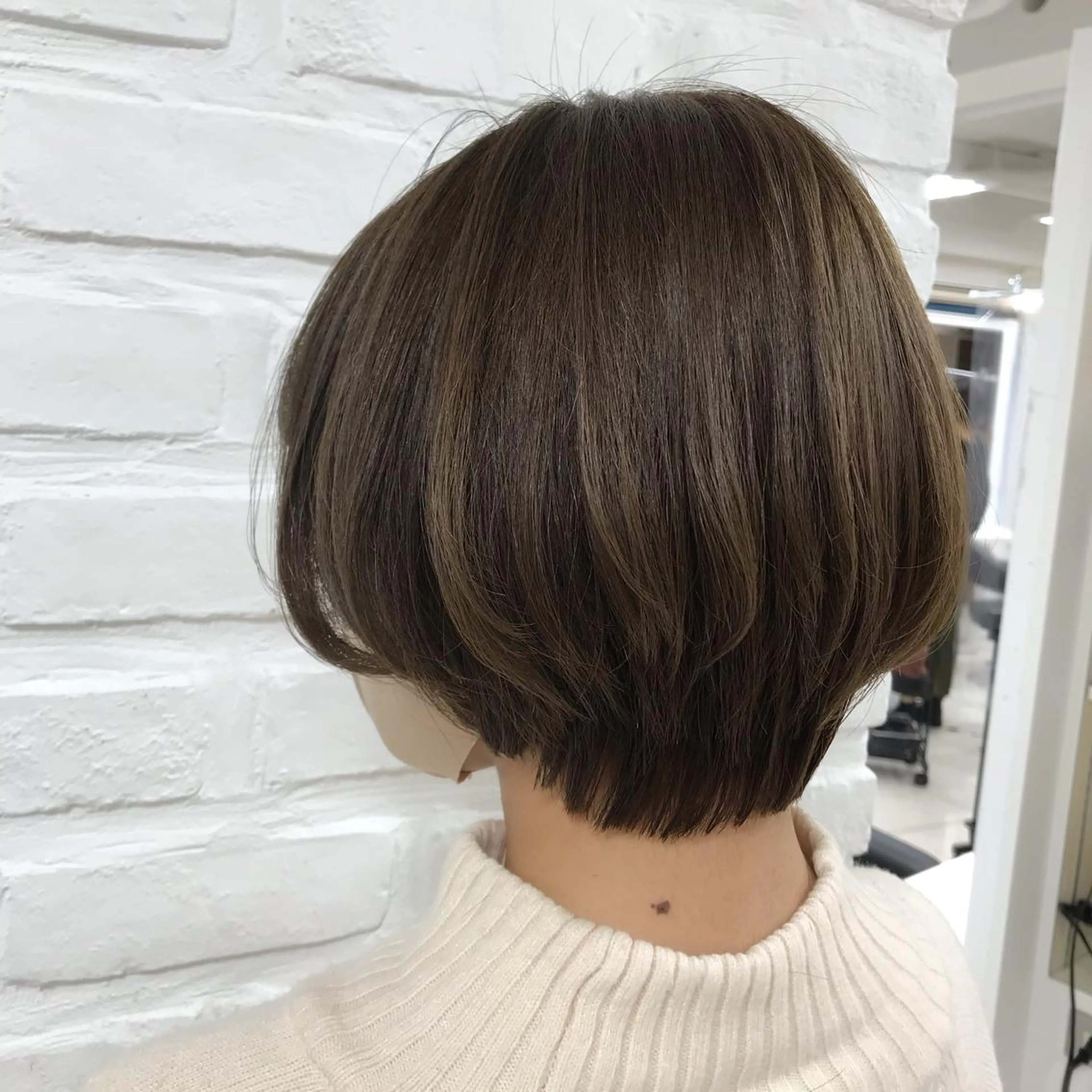 ショート ショートボブ ボブ ショートヘア カット 【暖色カラー特化】 中山由梨のヘアスタイル