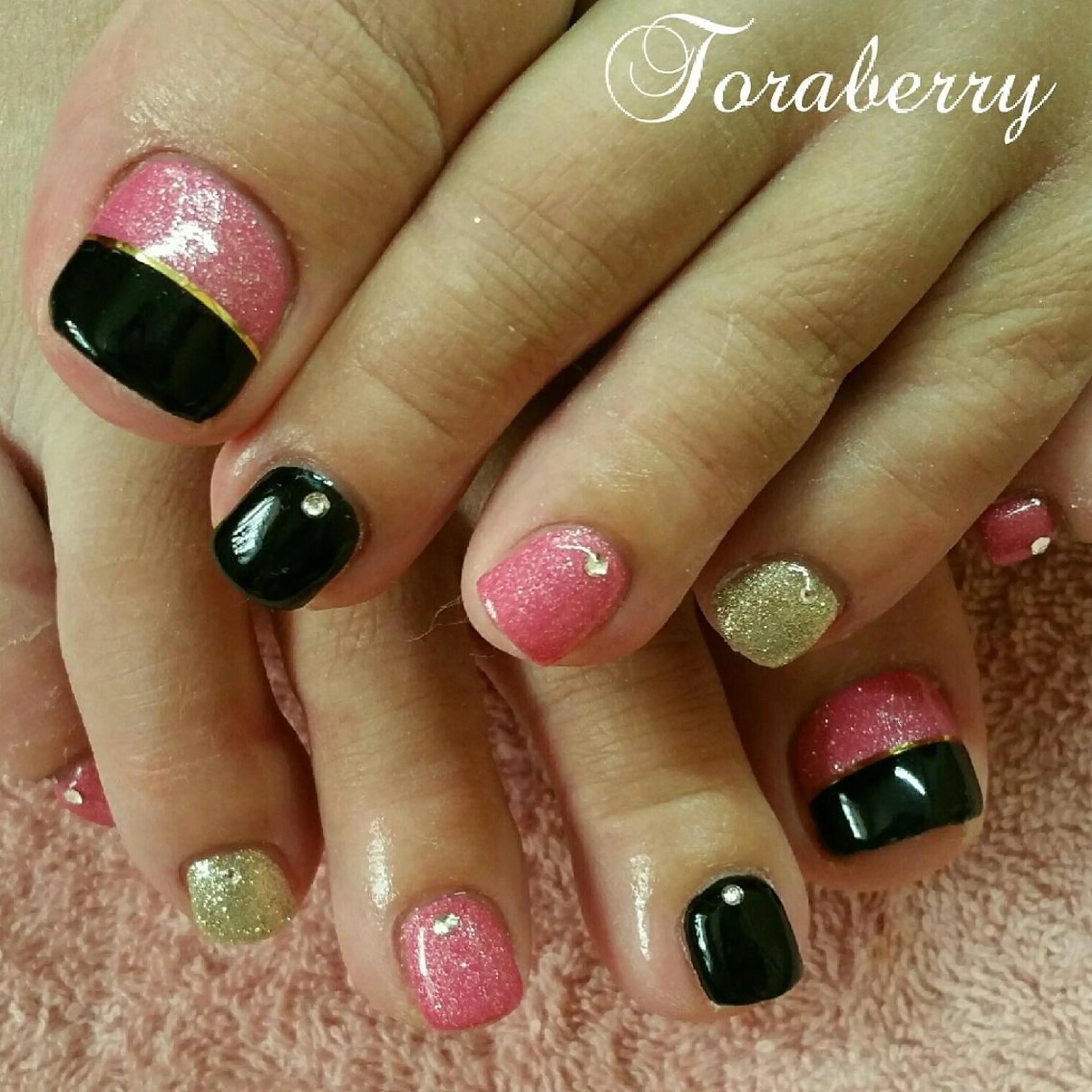 ネイル フットネイル シンプルネイル ネイリスト なつみのネイルデザイン