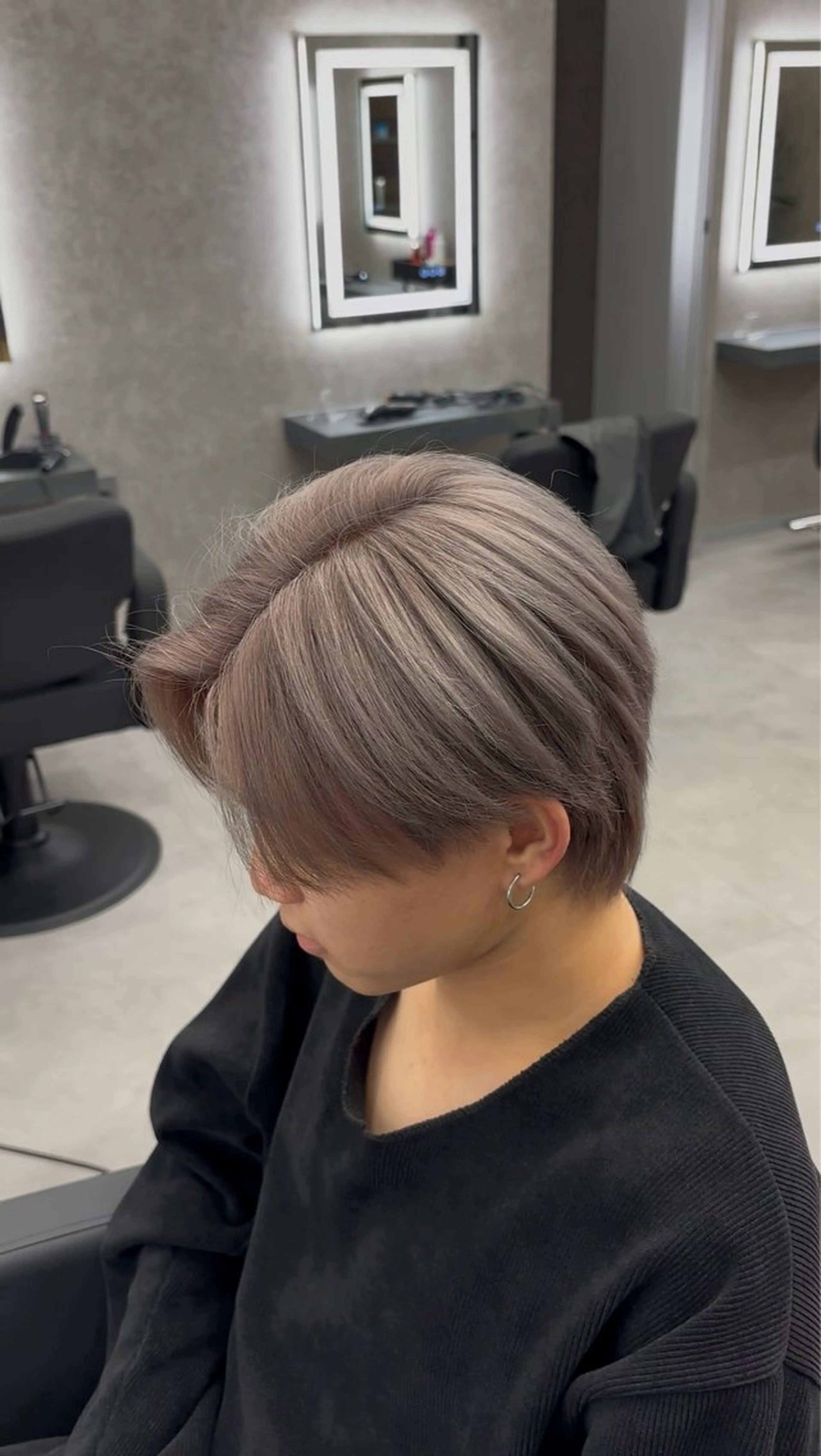 メンズカット+ダブルカラーの写真