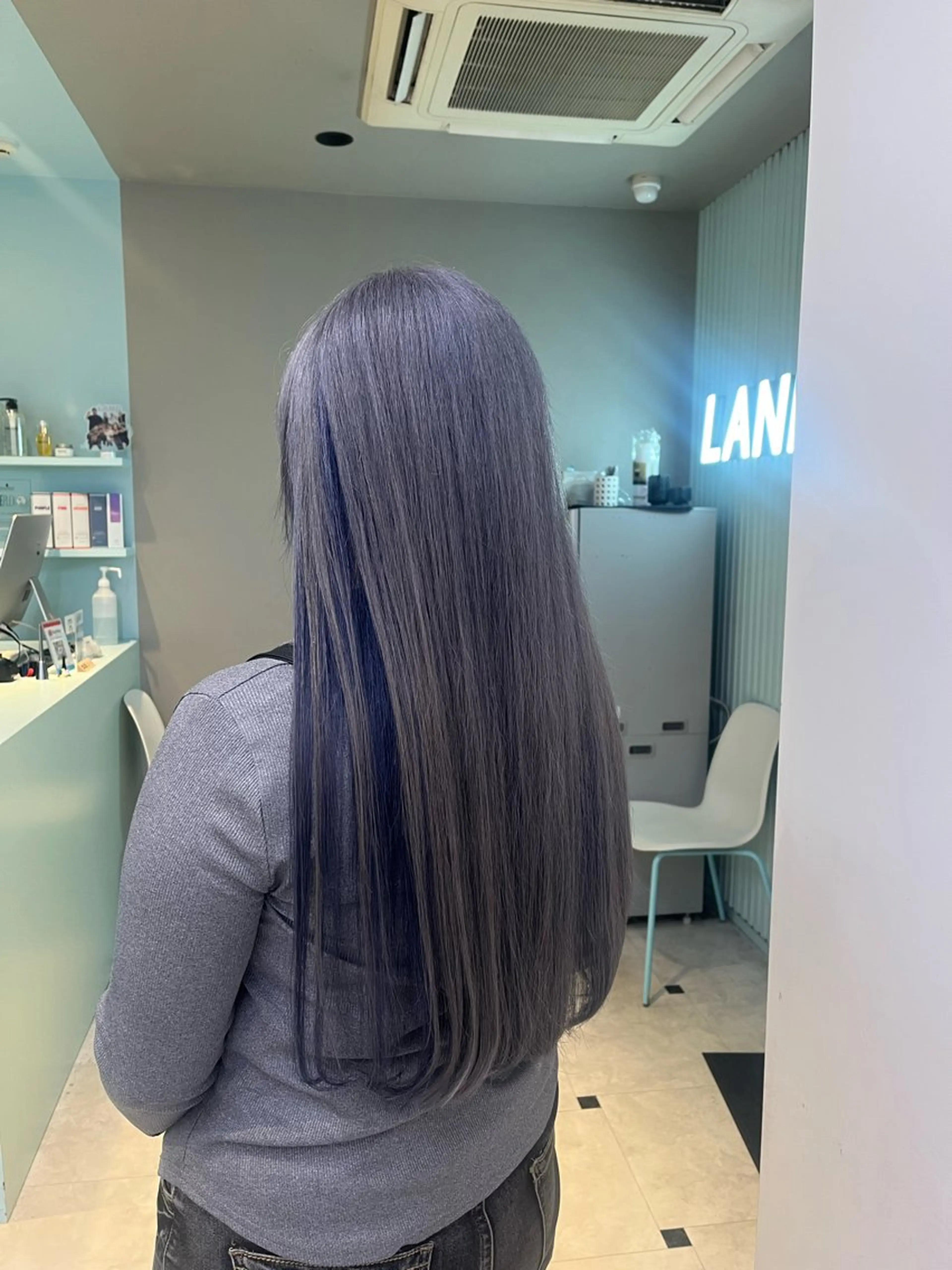 ロング カラー ヘアカラー トリートメント ブリーチカラー 🩵MIZUKIのヘアスタイル