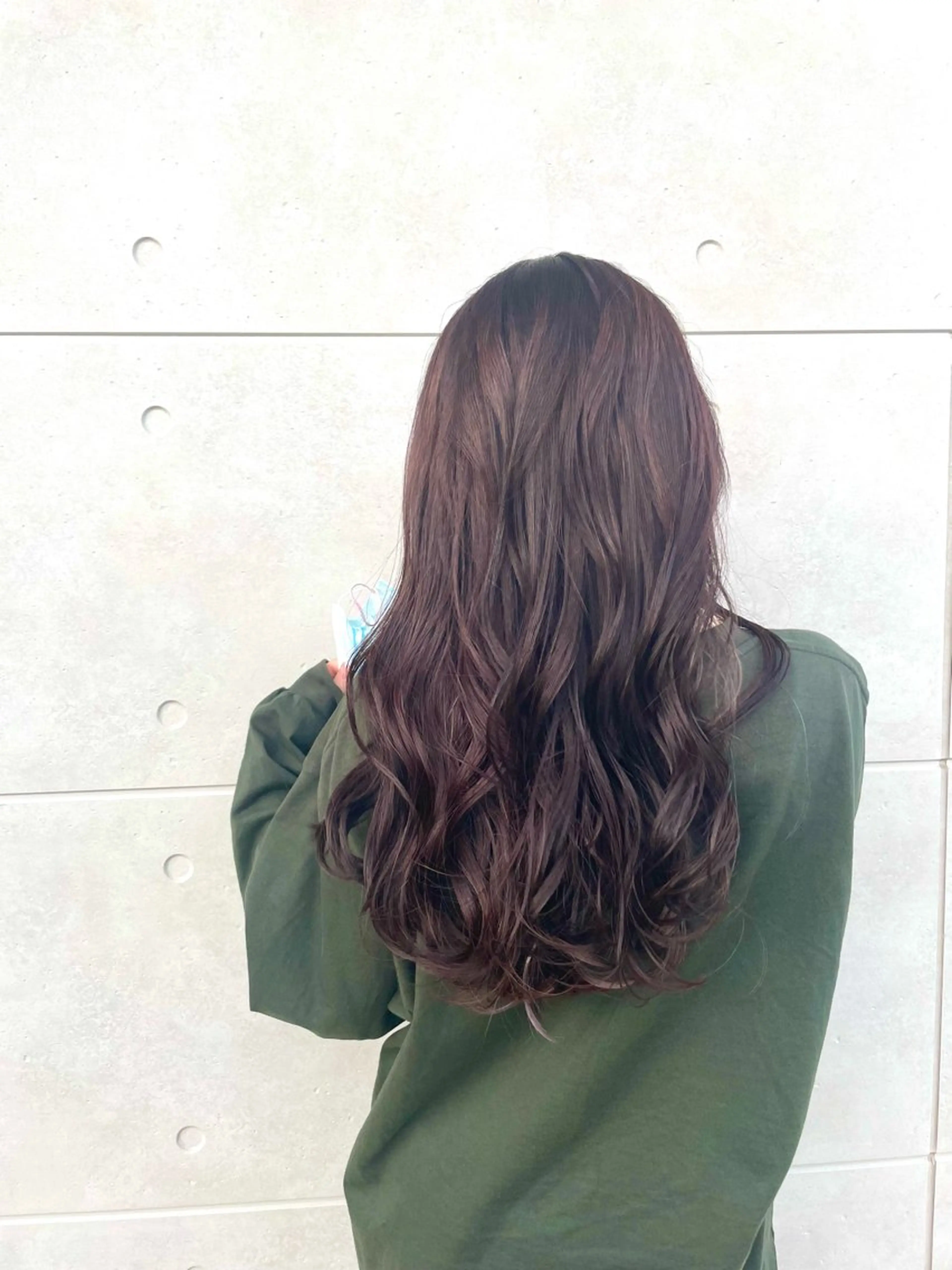 ロング カラー ブラウンカラー カシス GRANDEUR焼津 /森田まゆ🎀のヘアスタイル