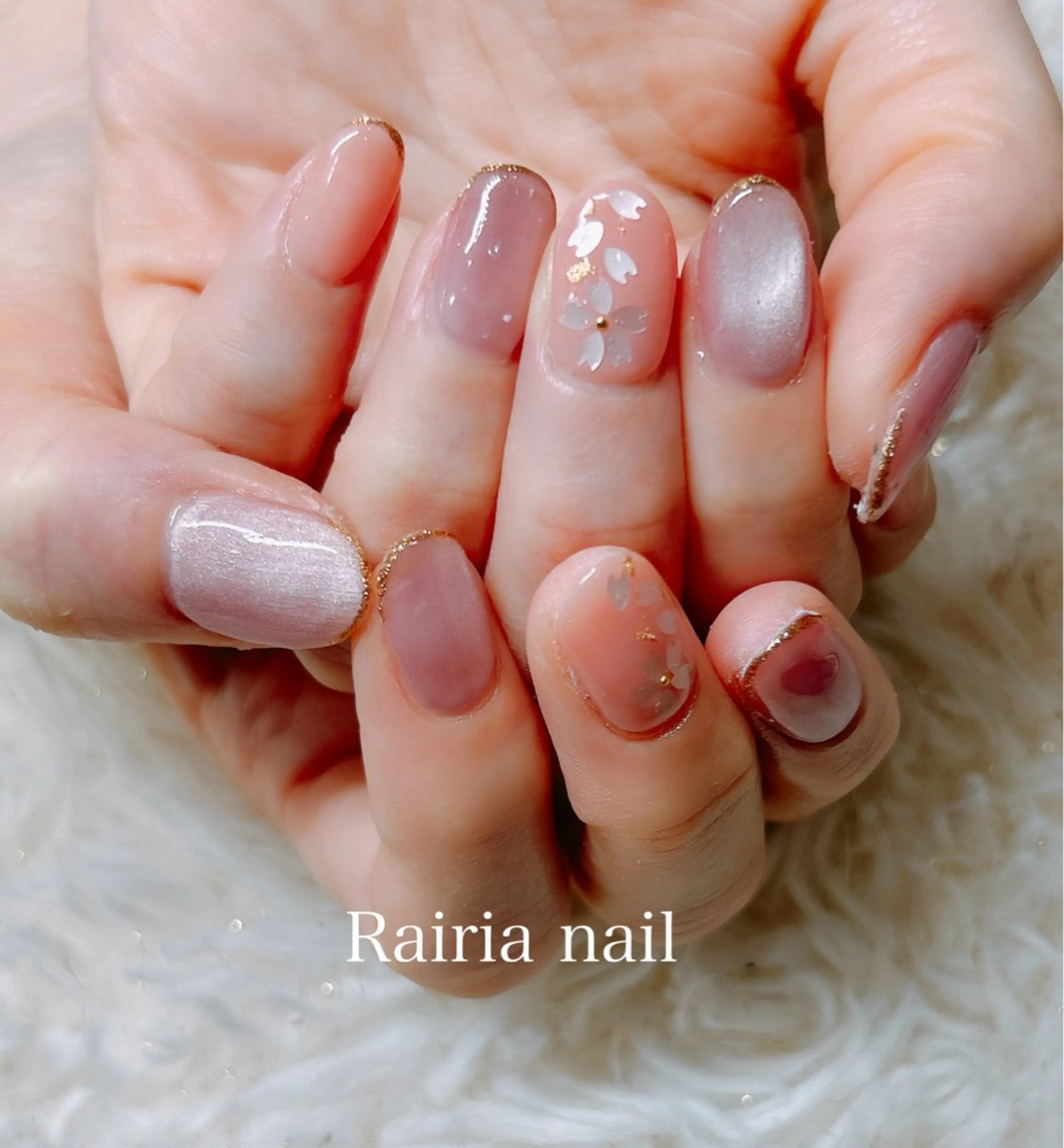 ネイル グリーン 持ち込み Rairia nail本八幡店のネイルデザイン