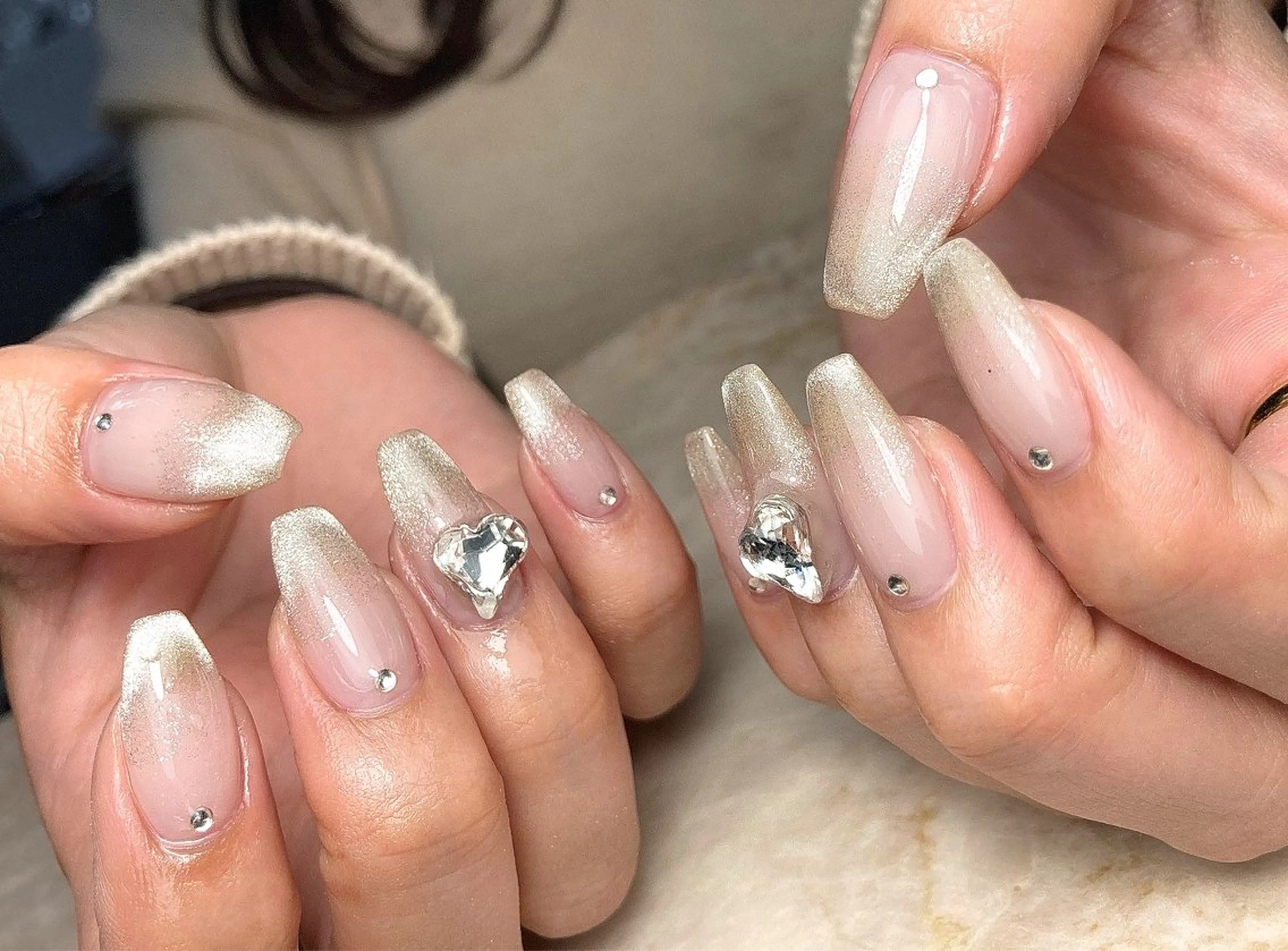 【オフあり】マグネットフレンチorグラデーション(新規:￥6,480／再来￥6,980)の写真