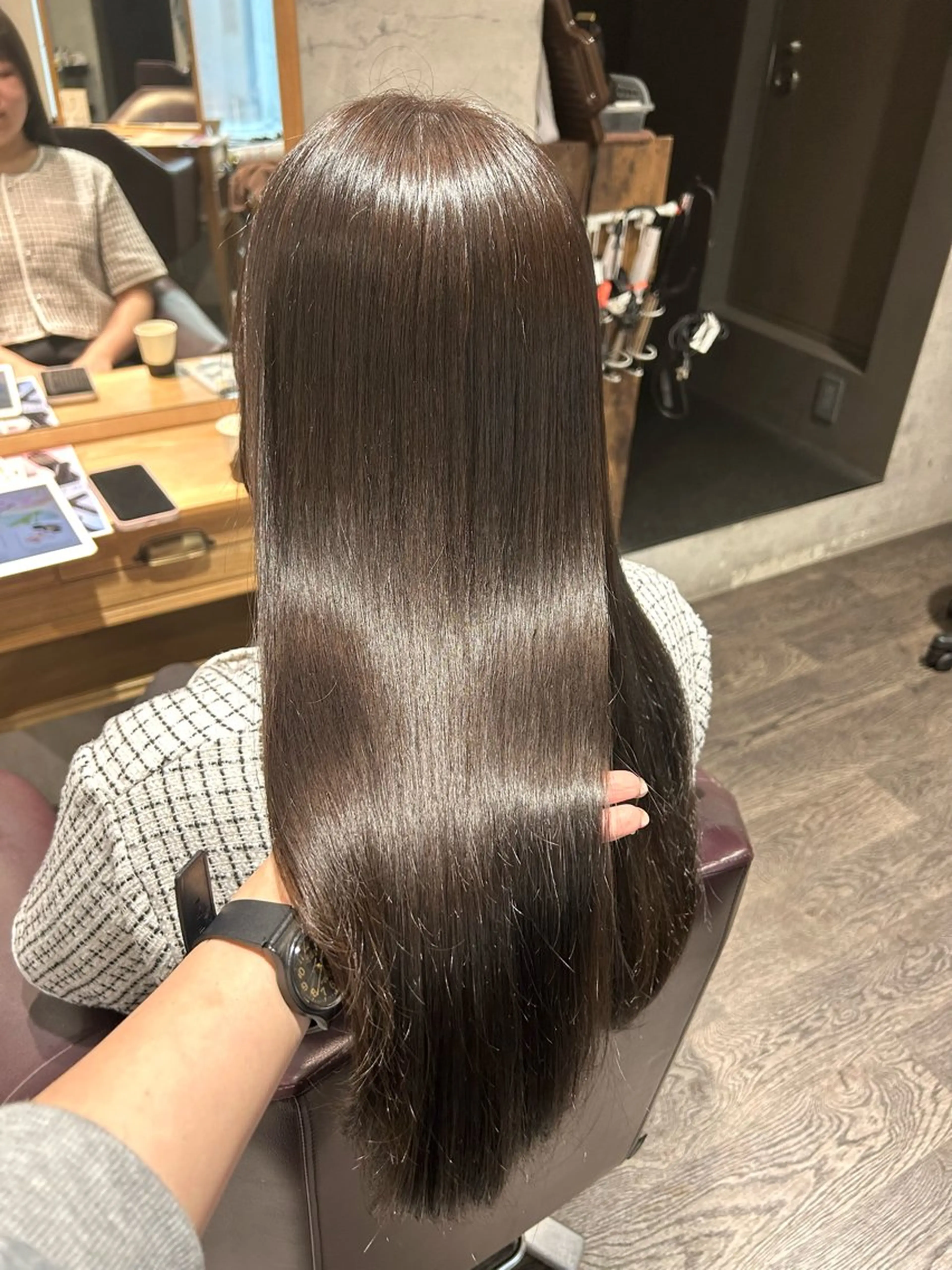 セミロング カラー アディクシーカラー 透明感カラー グレージュ カット ヘアカラー トリートメント パーソナルカラー 診断🍀マリンのヘアスタイル