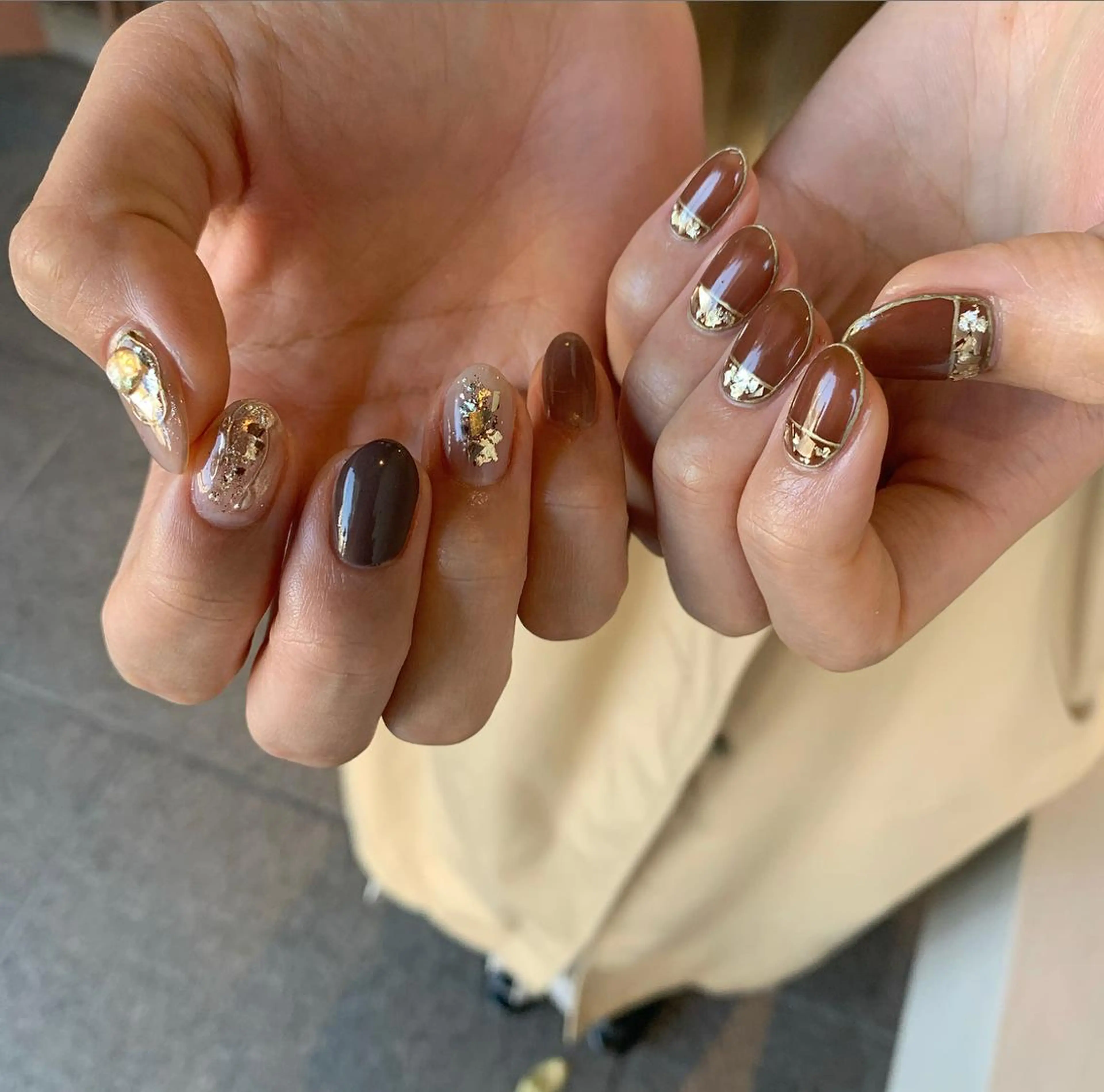 ネイル ハンドネイル にしぐち はるかのネイルデザイン