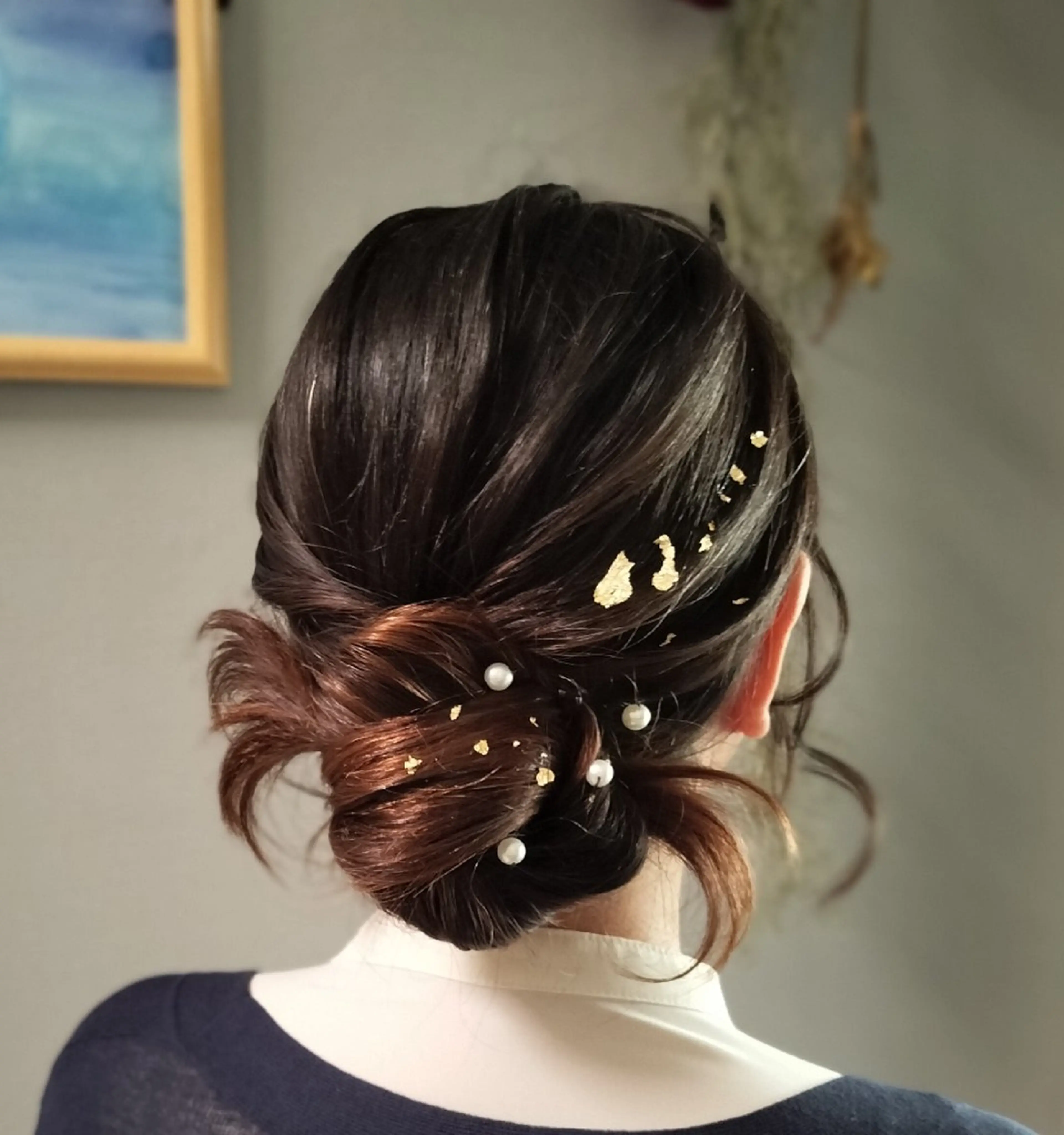 セミロング ヘアアレンジ ヘアメイク/着付け AYAKAのヘアスタイル