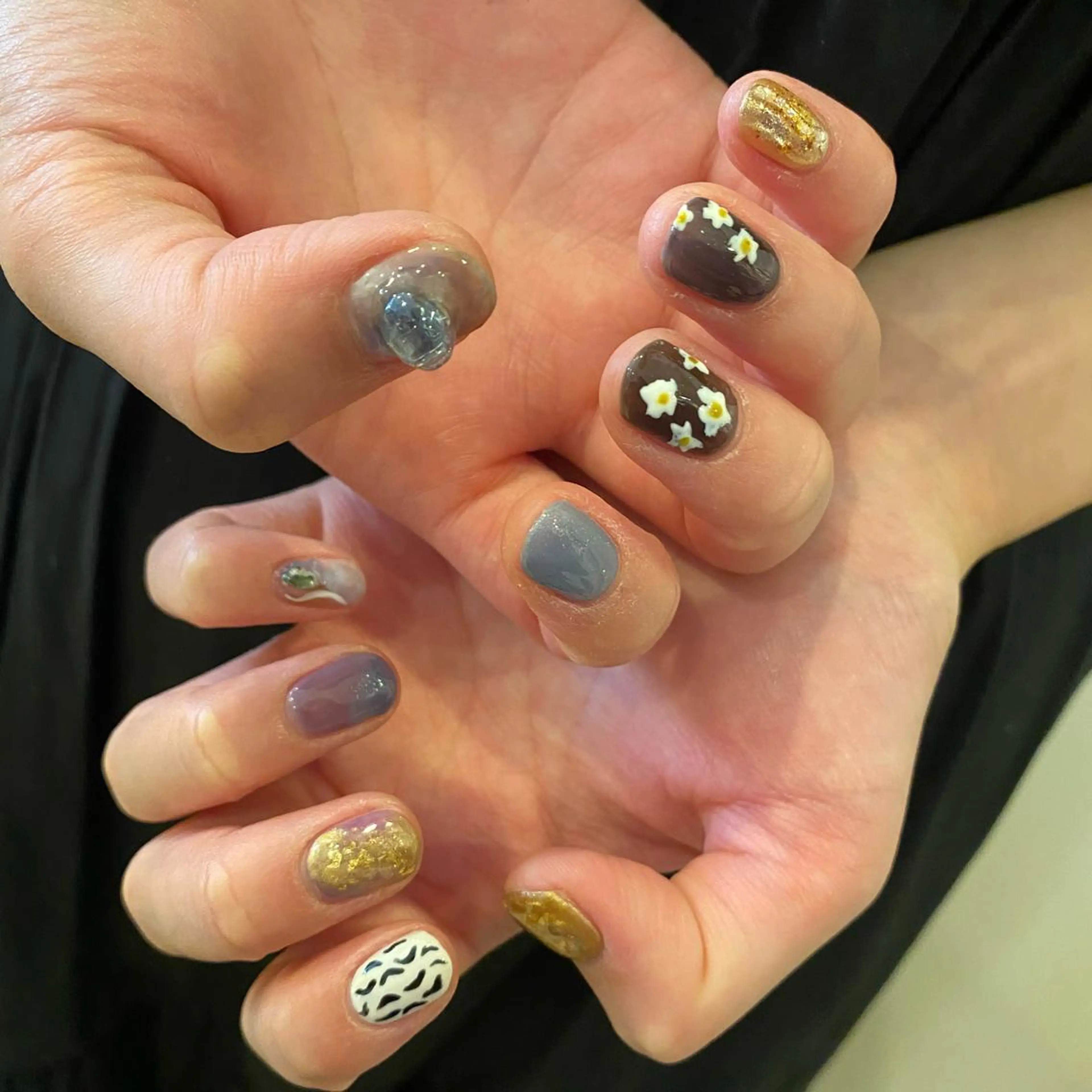 ネイル アートネイル フットネイル ジェルネイル 持ち込み ニュアンスネイル niconail 🧣ayu 📍烏山のネイルデザイン