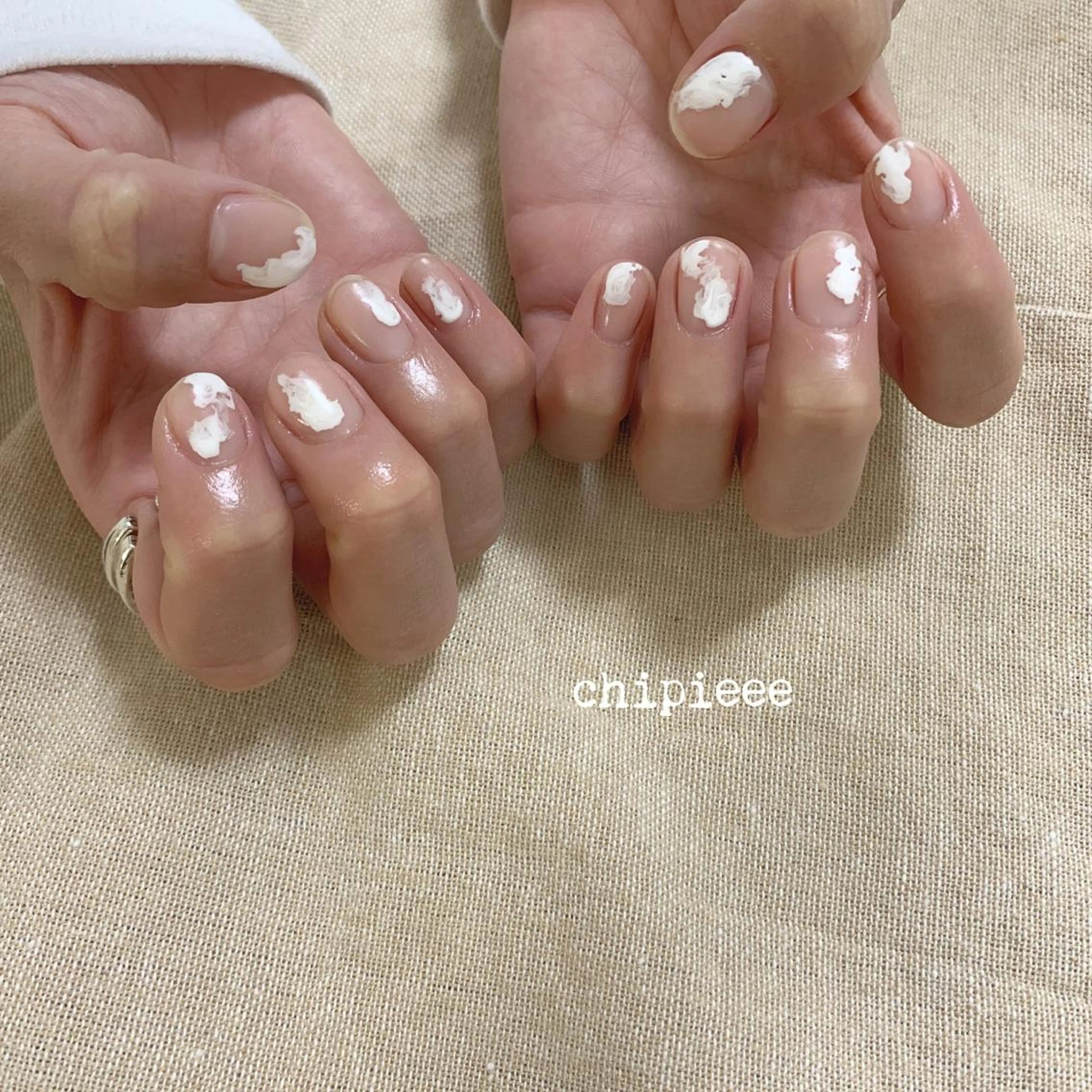 ネイル マットネイル ニュアンスネイル . SHIORIのネイルデザイン