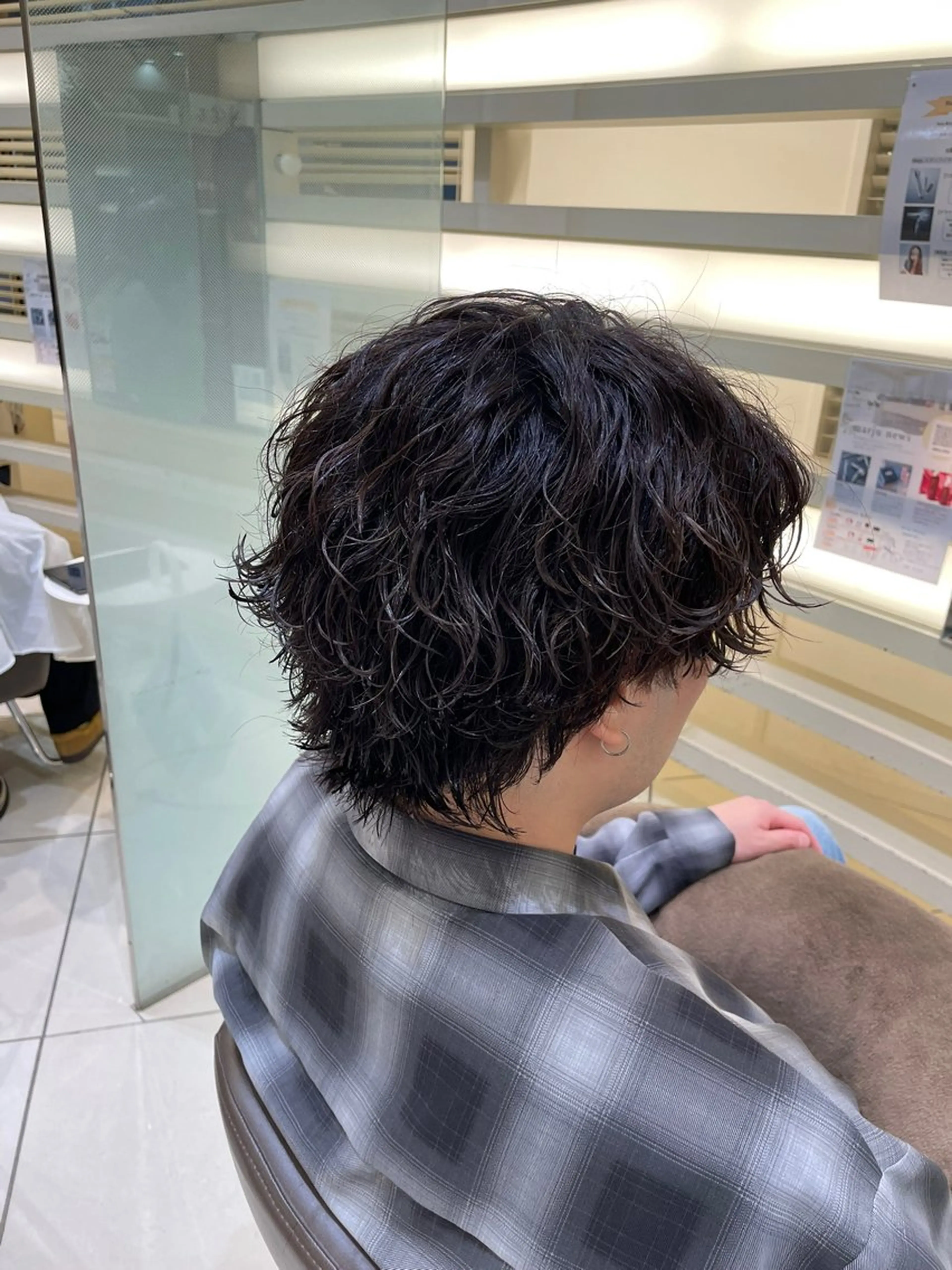 メンズ カット パーマ メンズ縮毛矯正 ブリーチカラー/まやのヘアスタイル