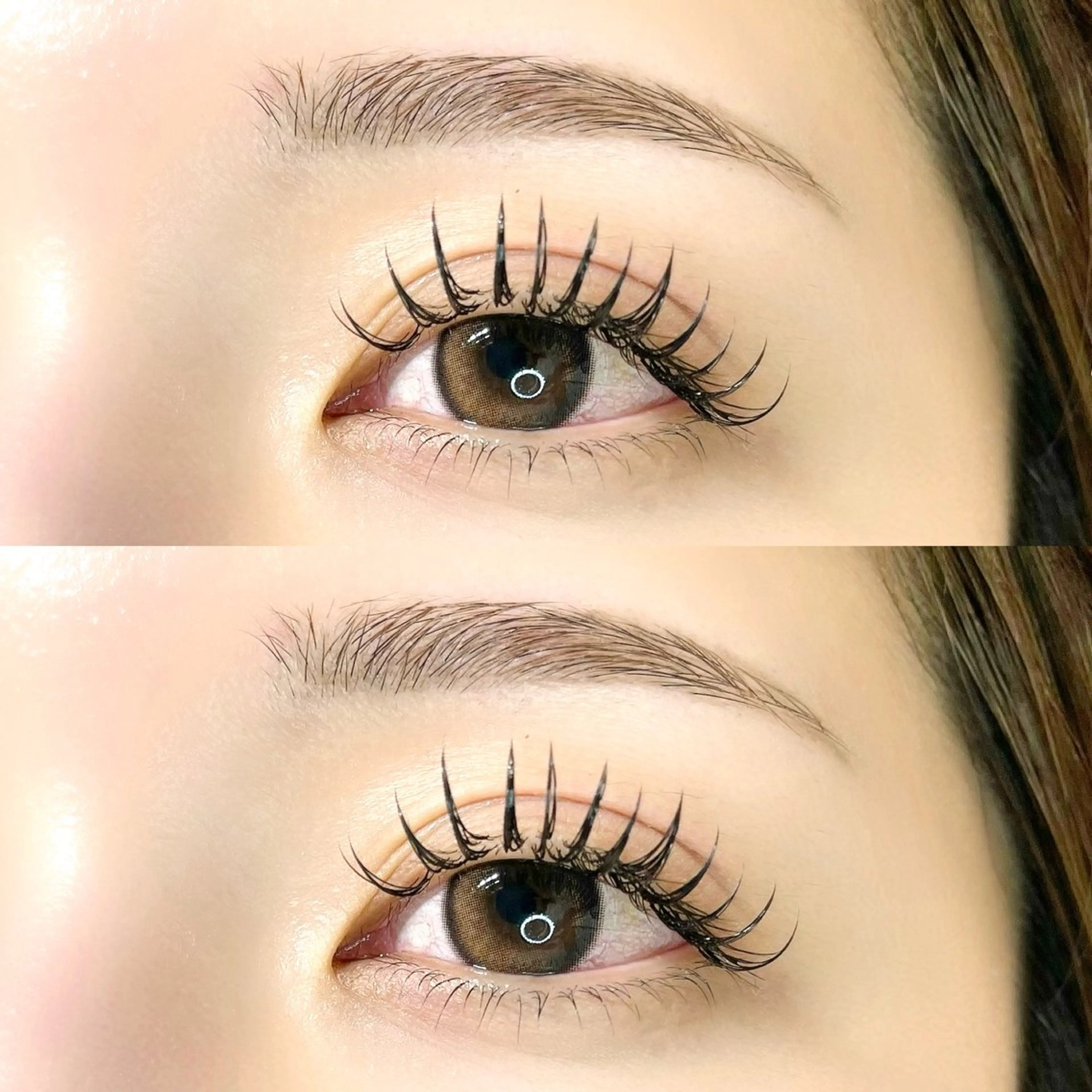 マツエク　フラットラッシュ120本オフ込みの写真