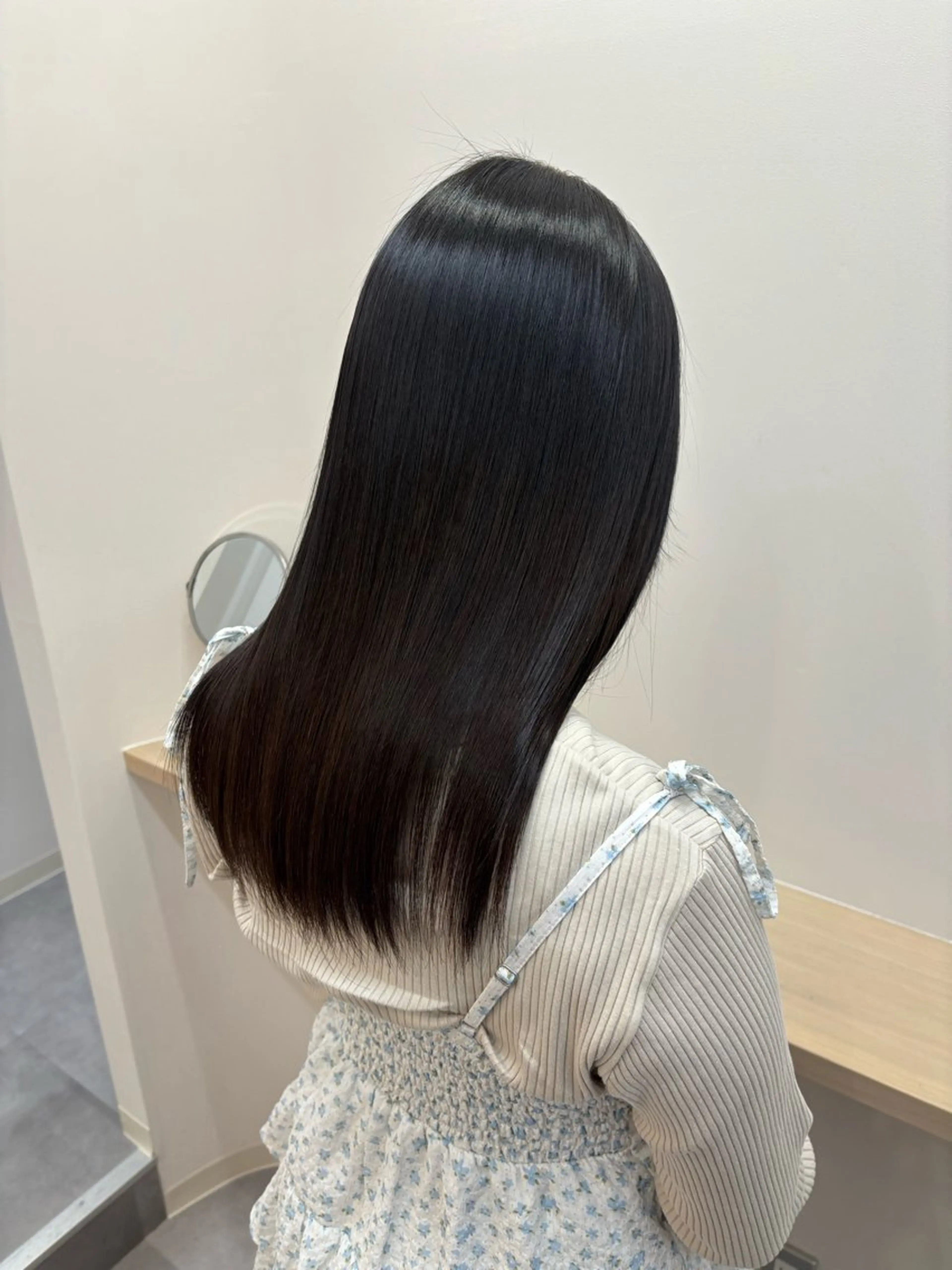 セミロング トリートメント ヘアカラー トリートメント とき/髪質改善/透明 感カラー☘️のヘアスタイル