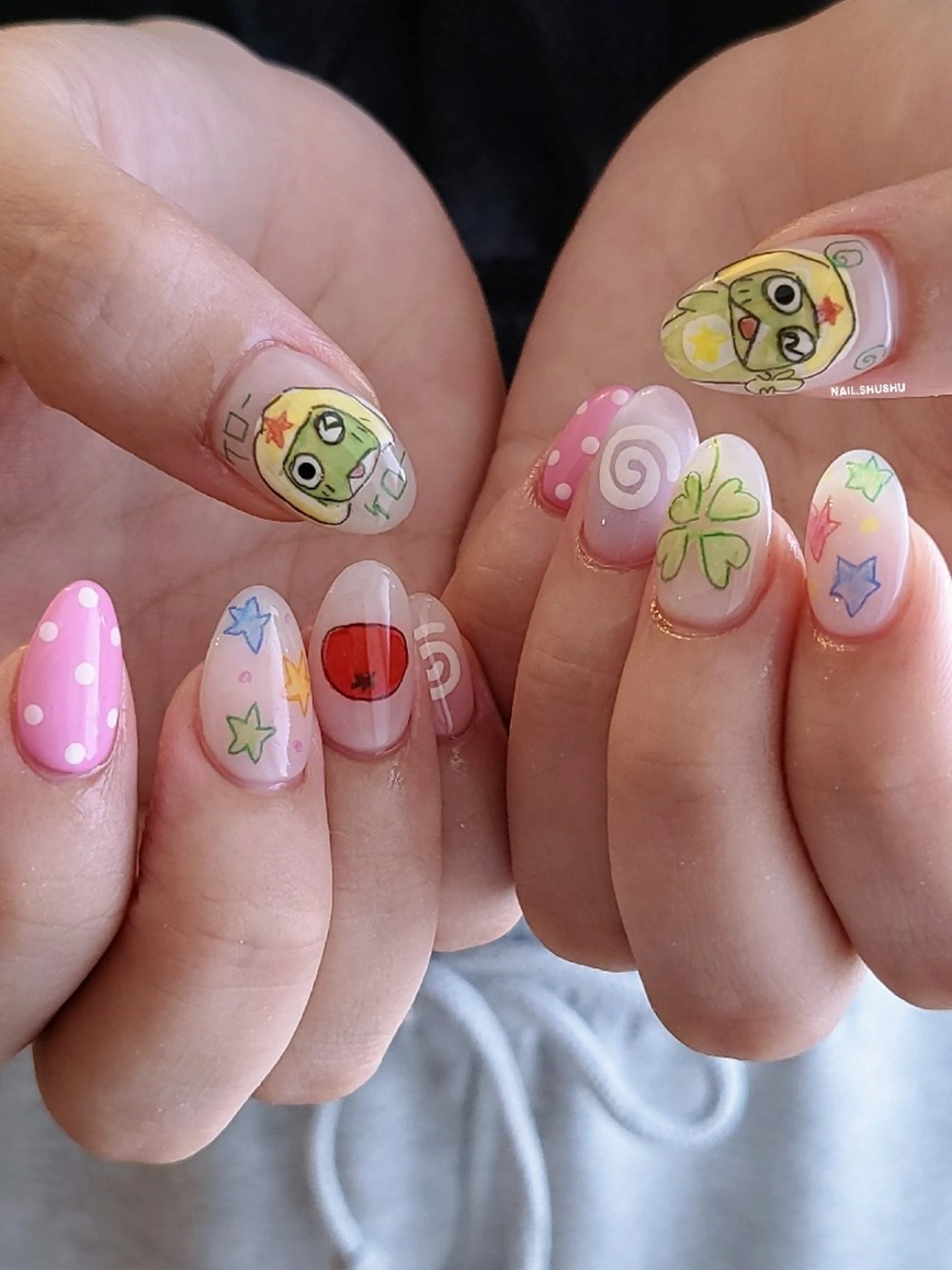 ネイル 3dパーツ/流行り 👧shushu❤️のネイルデザイン
