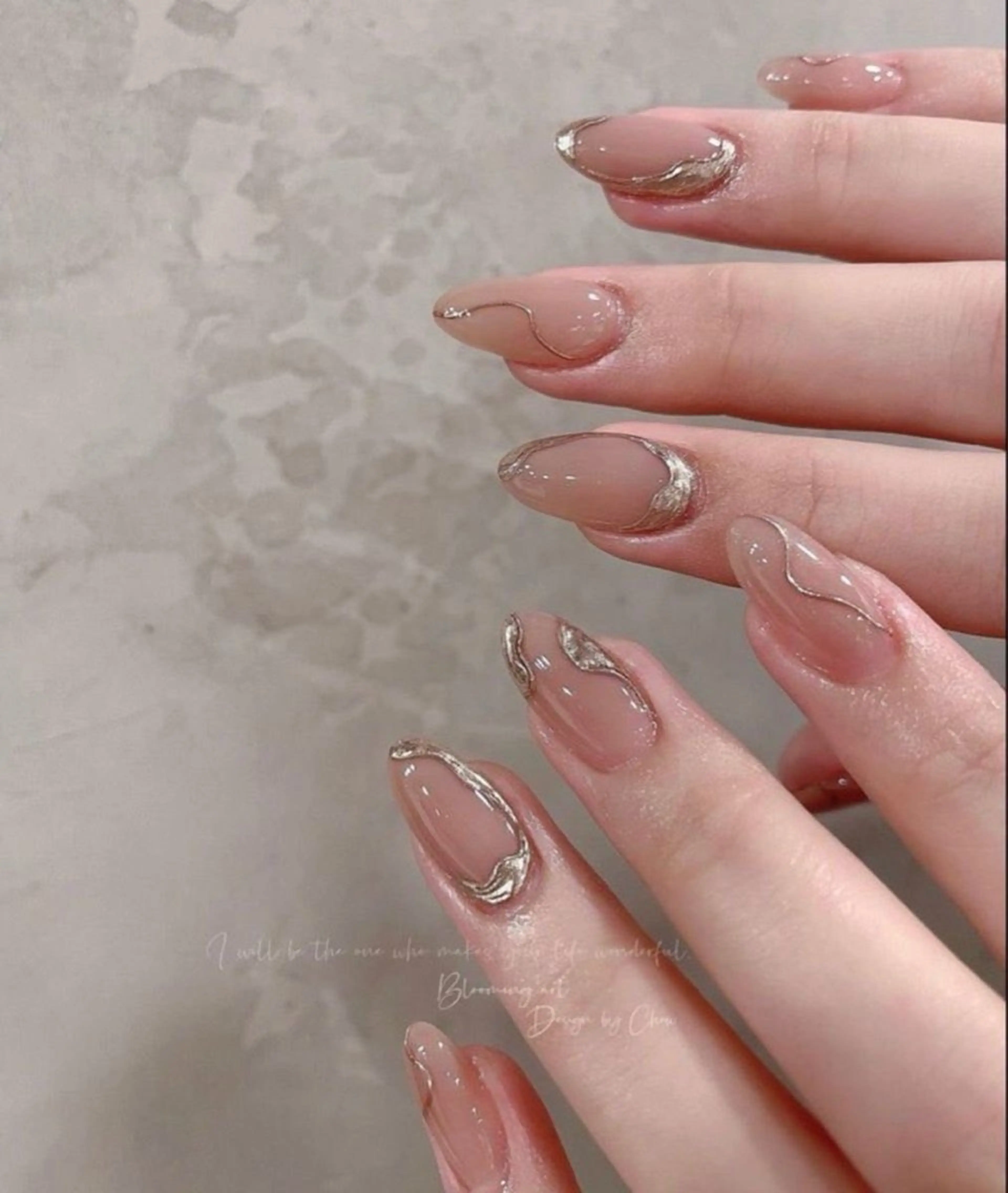 ネイル アートネイル フレンチネイル ジェルネイル 持ち込み ニュアンスネイル ANA.CHUO 本川越店舗のネイルデザイン