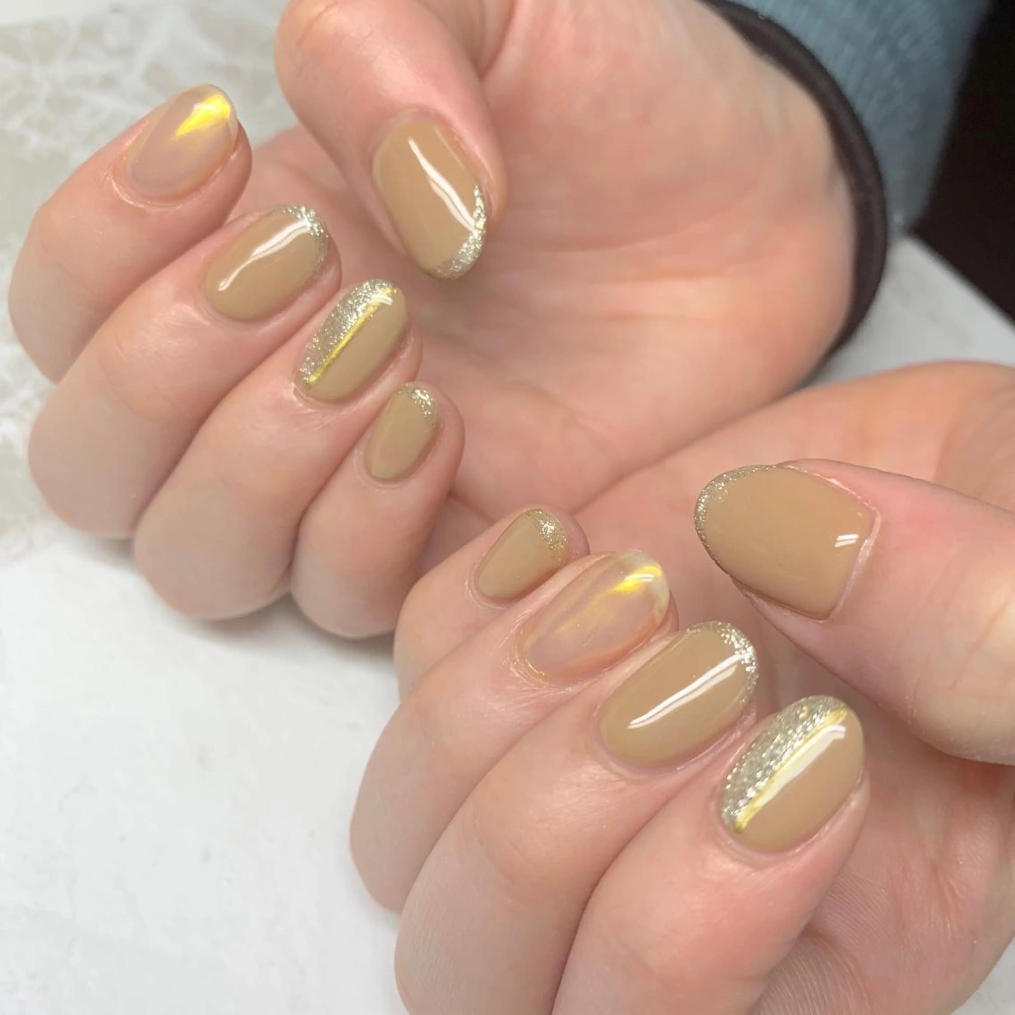 ネイル ミラーネイル ハンドネイル ハンドケア LULU LIMAのネイルデザイン